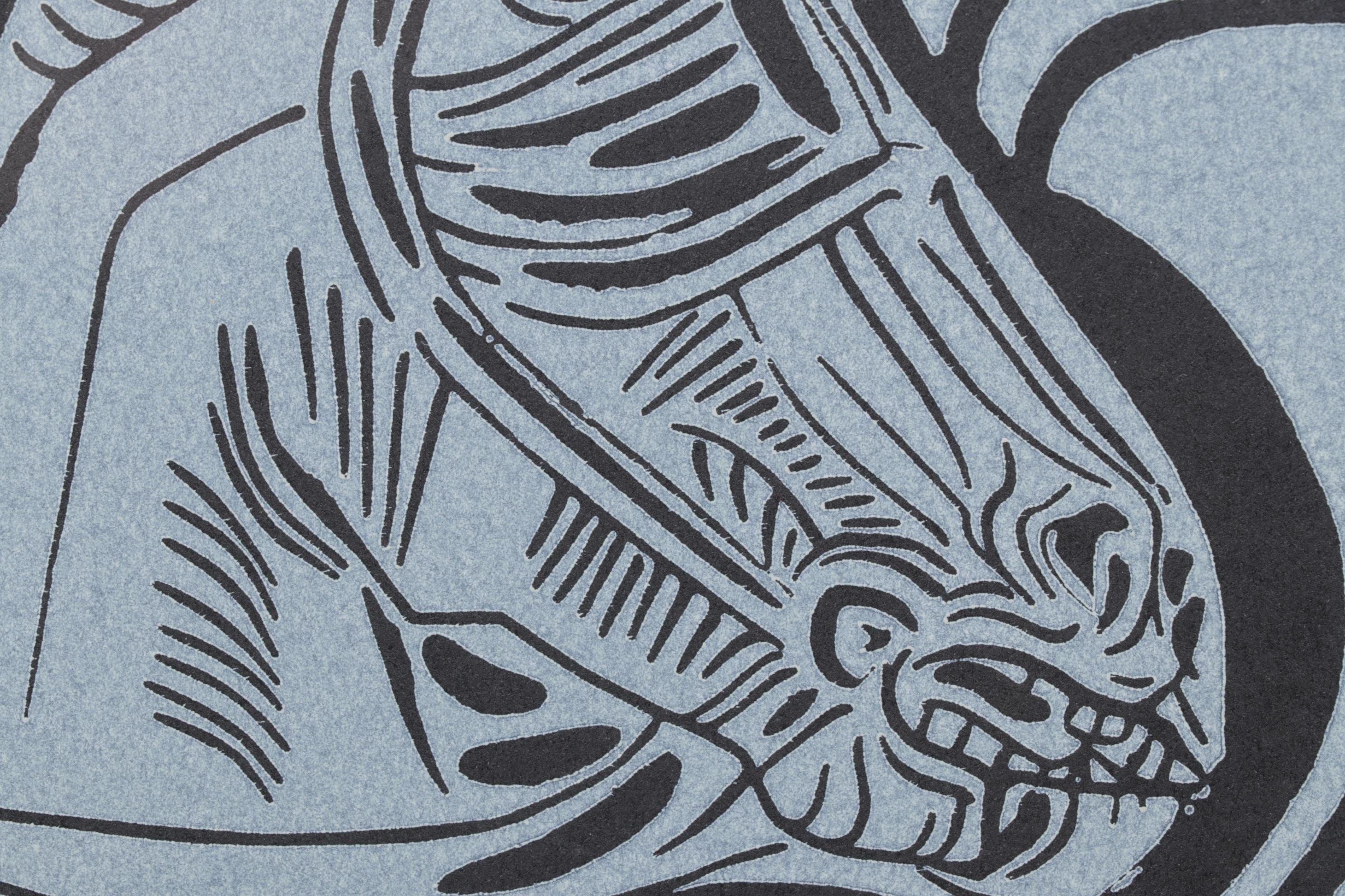 Pablo Picasso Linocut "Picador Goading Bull," 1962