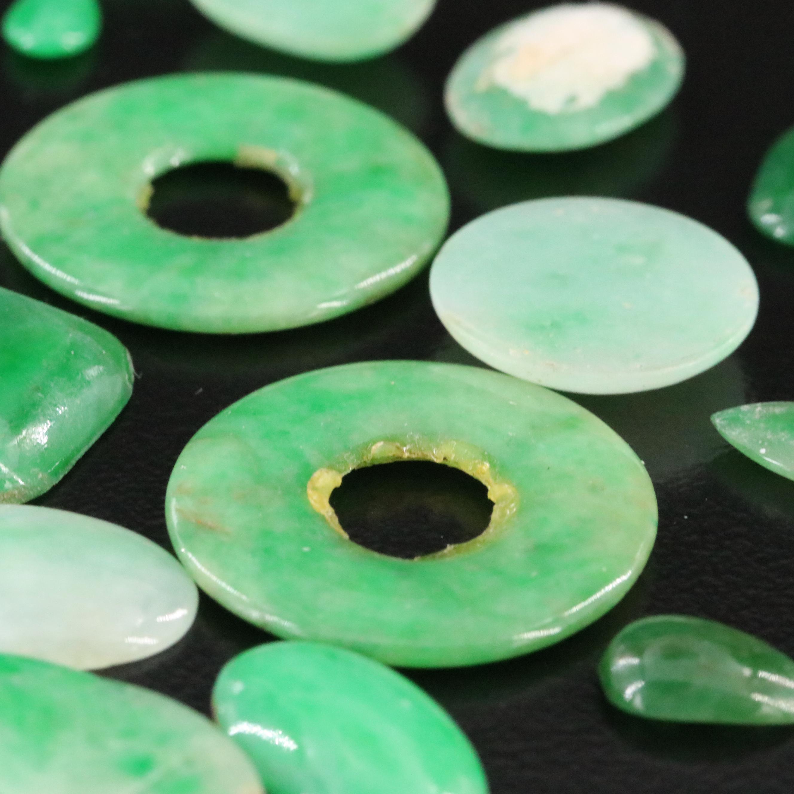 Loose 68.18 CTW Jadeite Selection