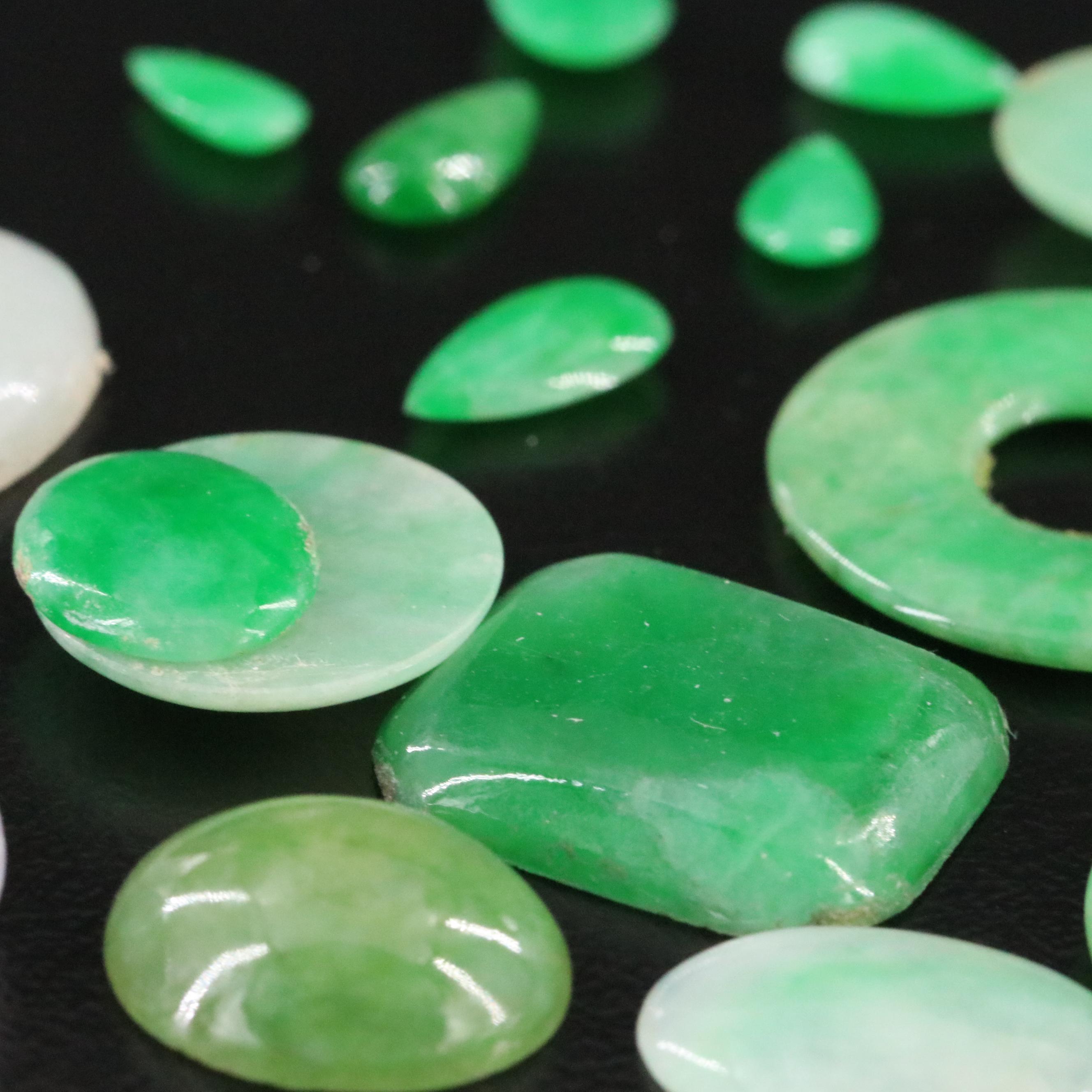 Loose 68.18 CTW Jadeite Selection