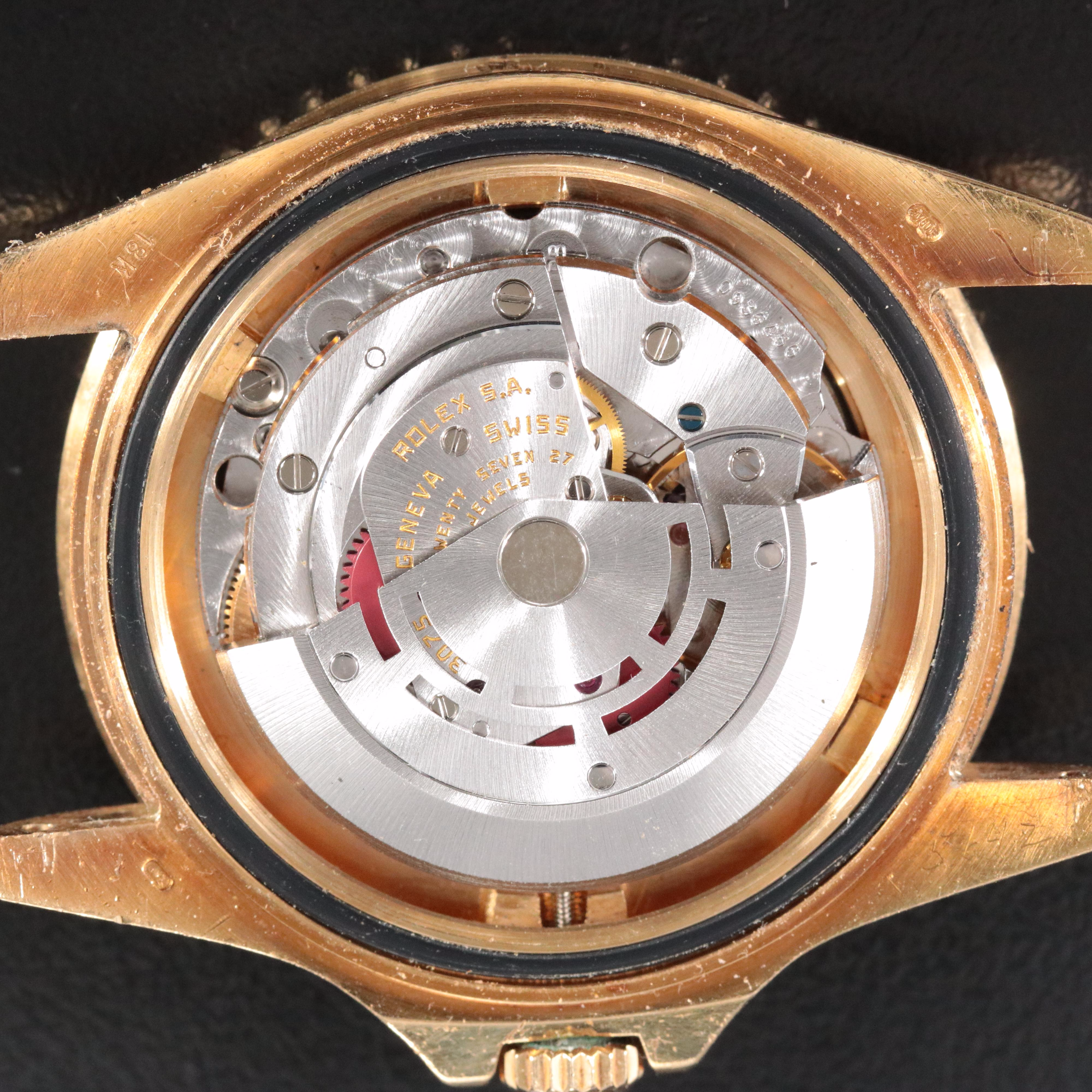 1982 Rolex GMT Master Nipple Dial 18K Watch