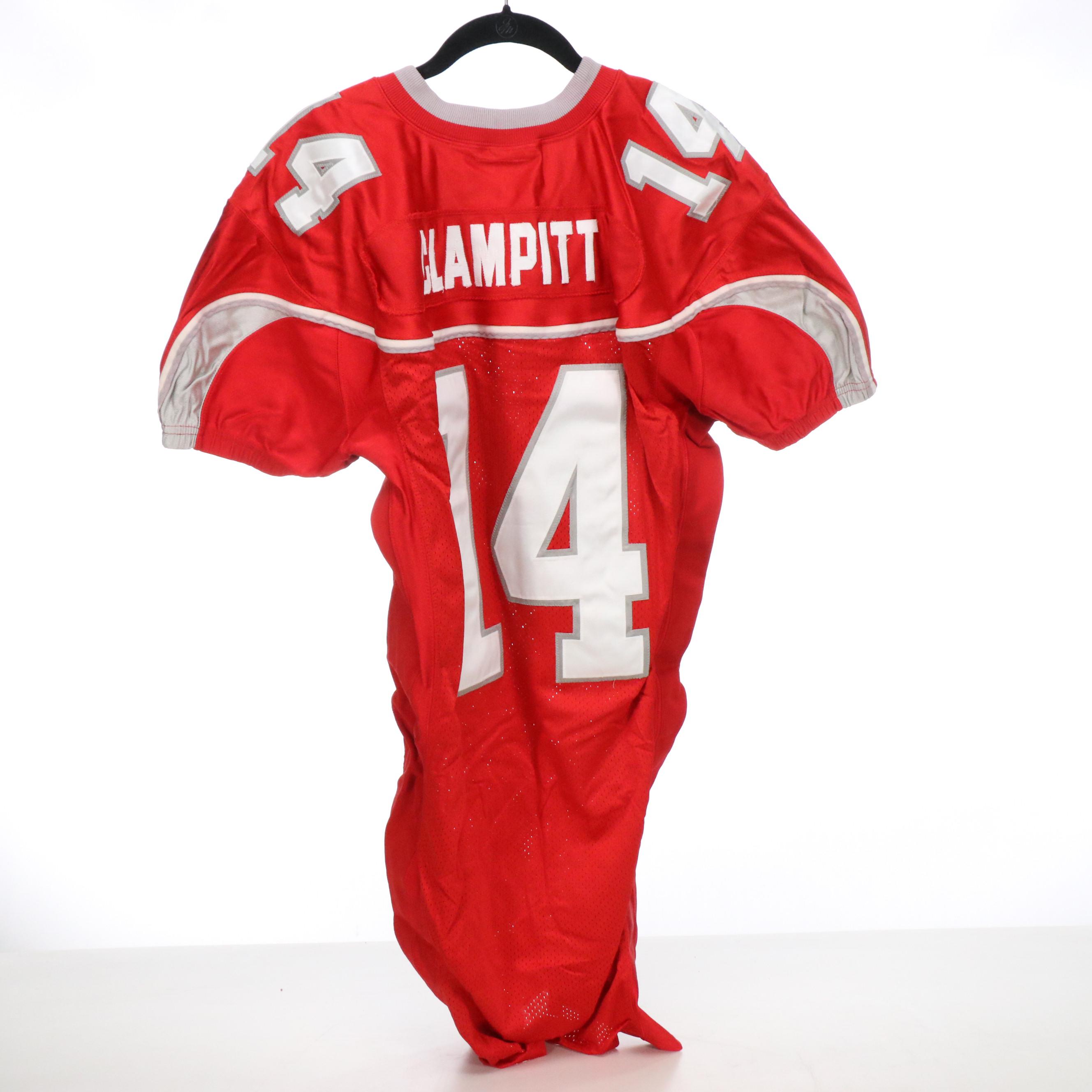 Rodney Ferguson with Other Game Worn New Mexico Lobos Football Jerseys