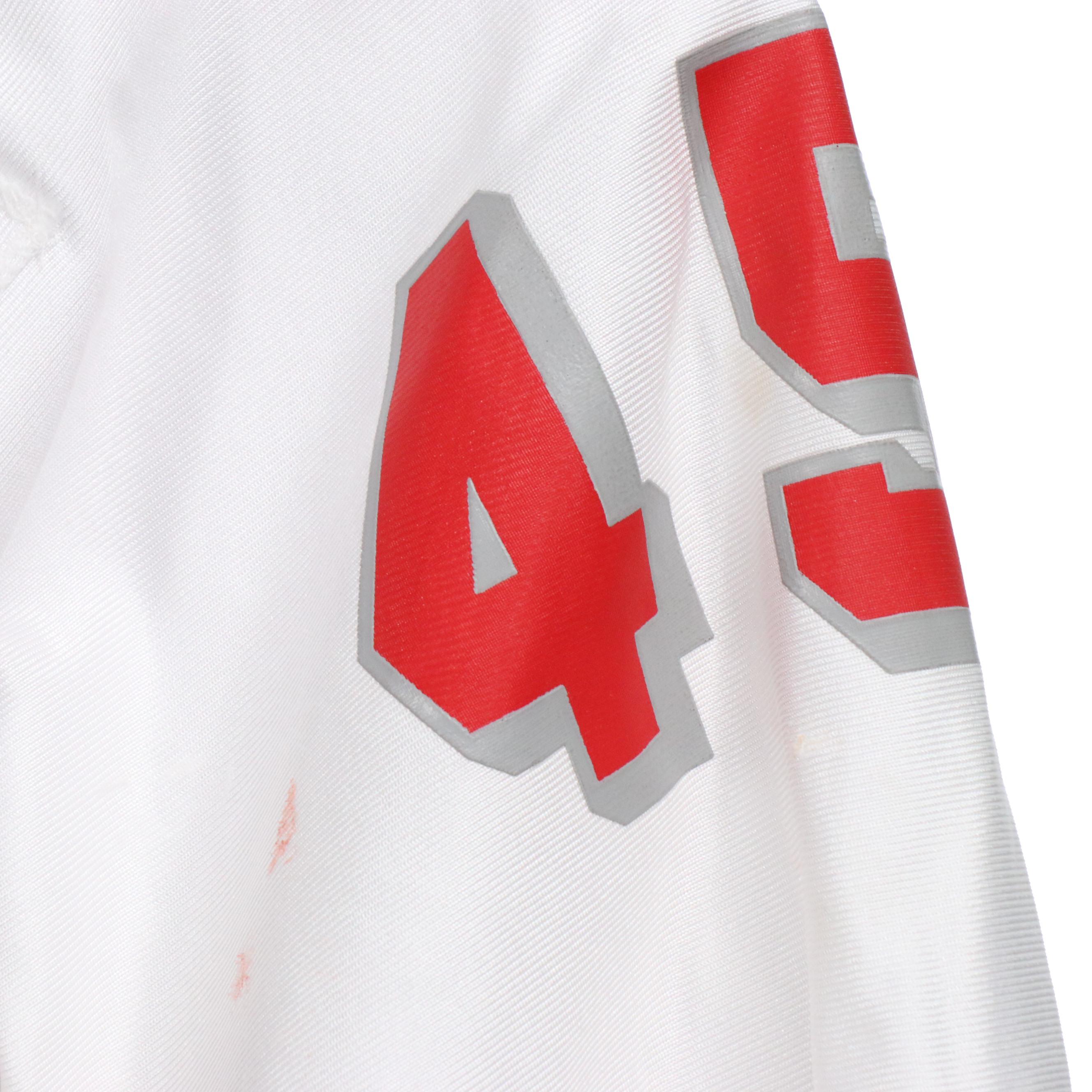 Rodney Ferguson with Other Game Worn New Mexico Lobos Football Jerseys