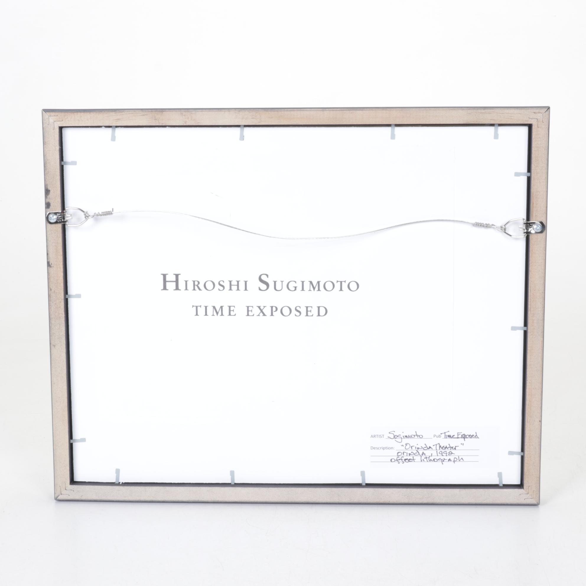 Sugimoto Hiroshi Offset Lithograph "Orinda Theater", 1992