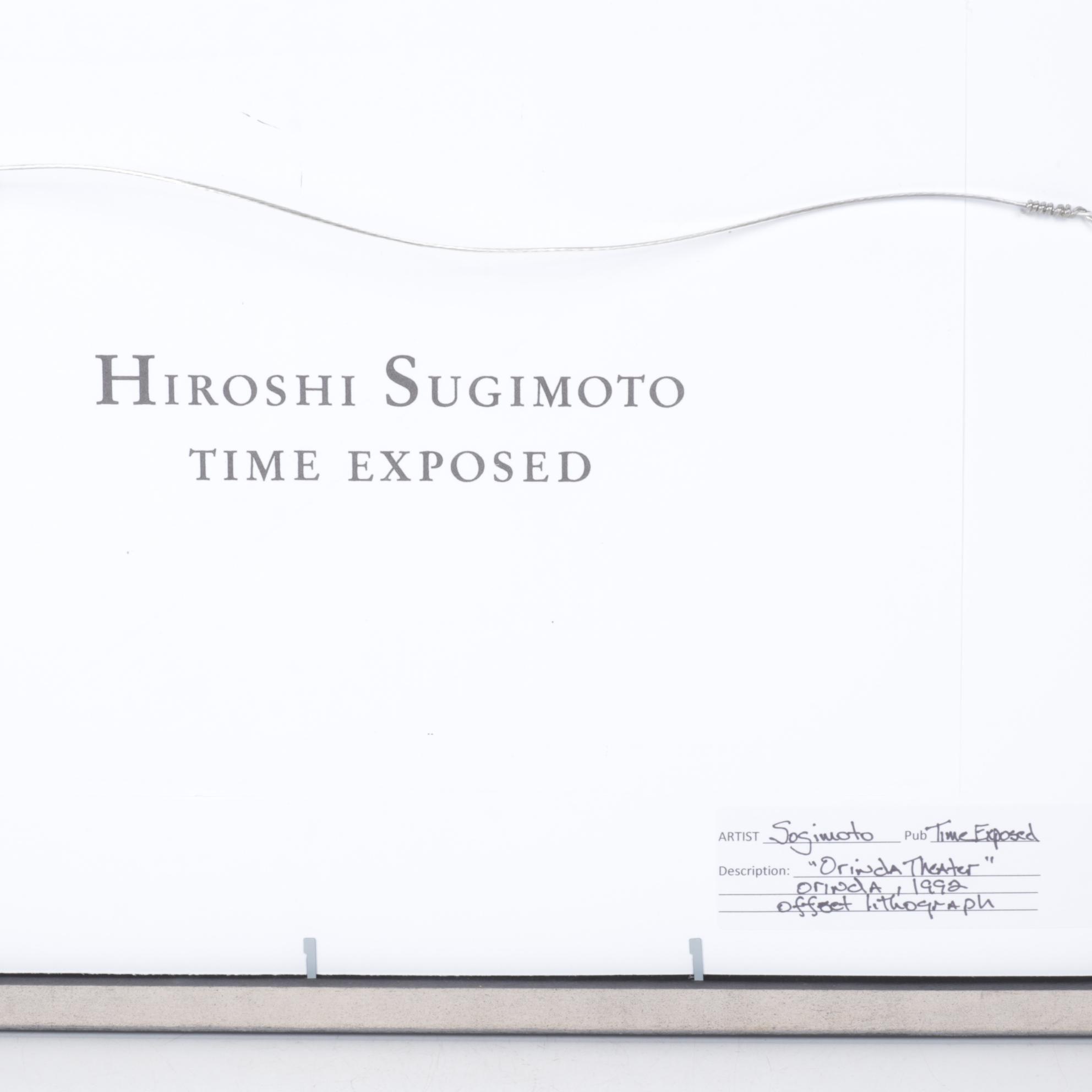 Sugimoto Hiroshi Offset Lithograph "Orinda Theater", 1992