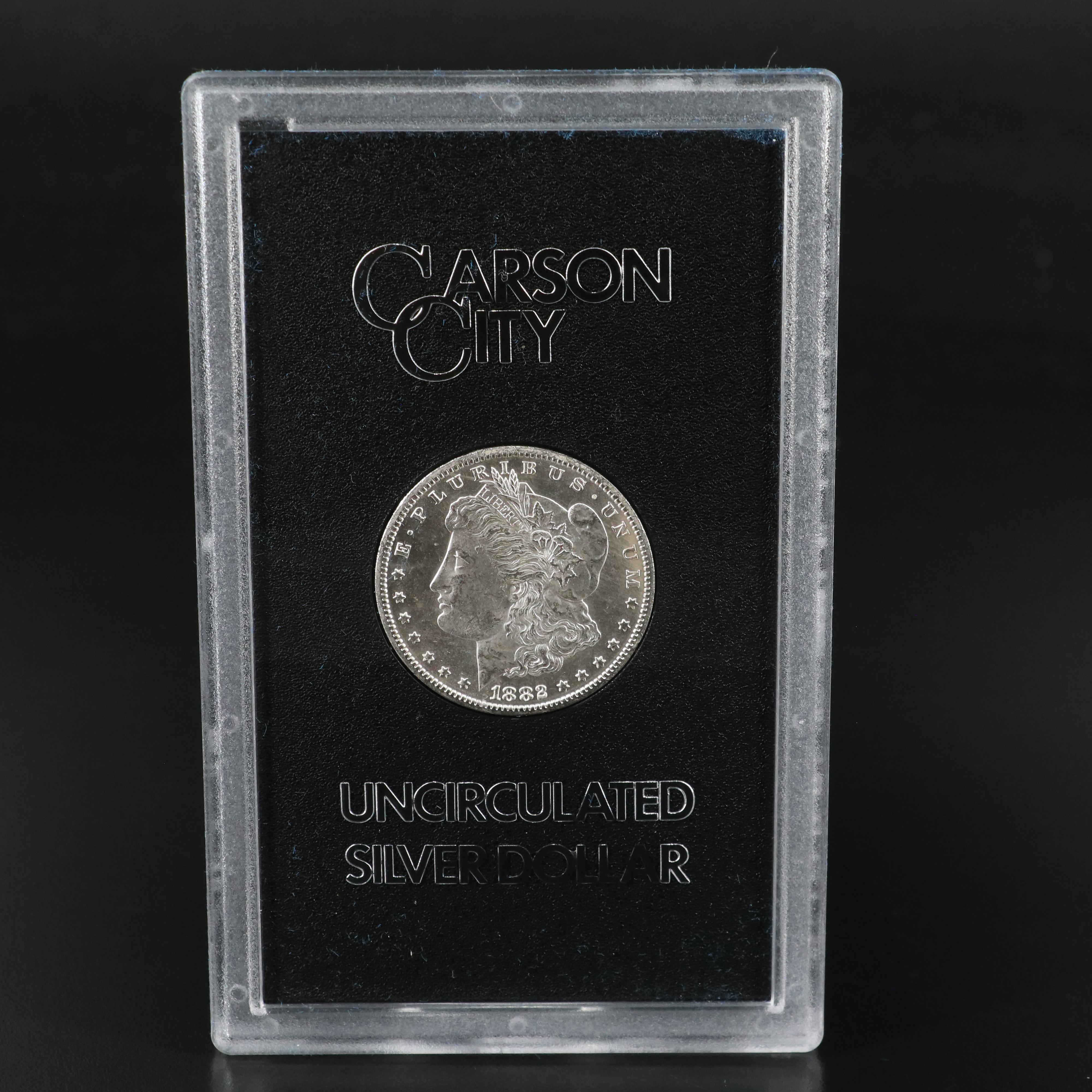 1882-CC Morgan Dollar in the Original GSA Box