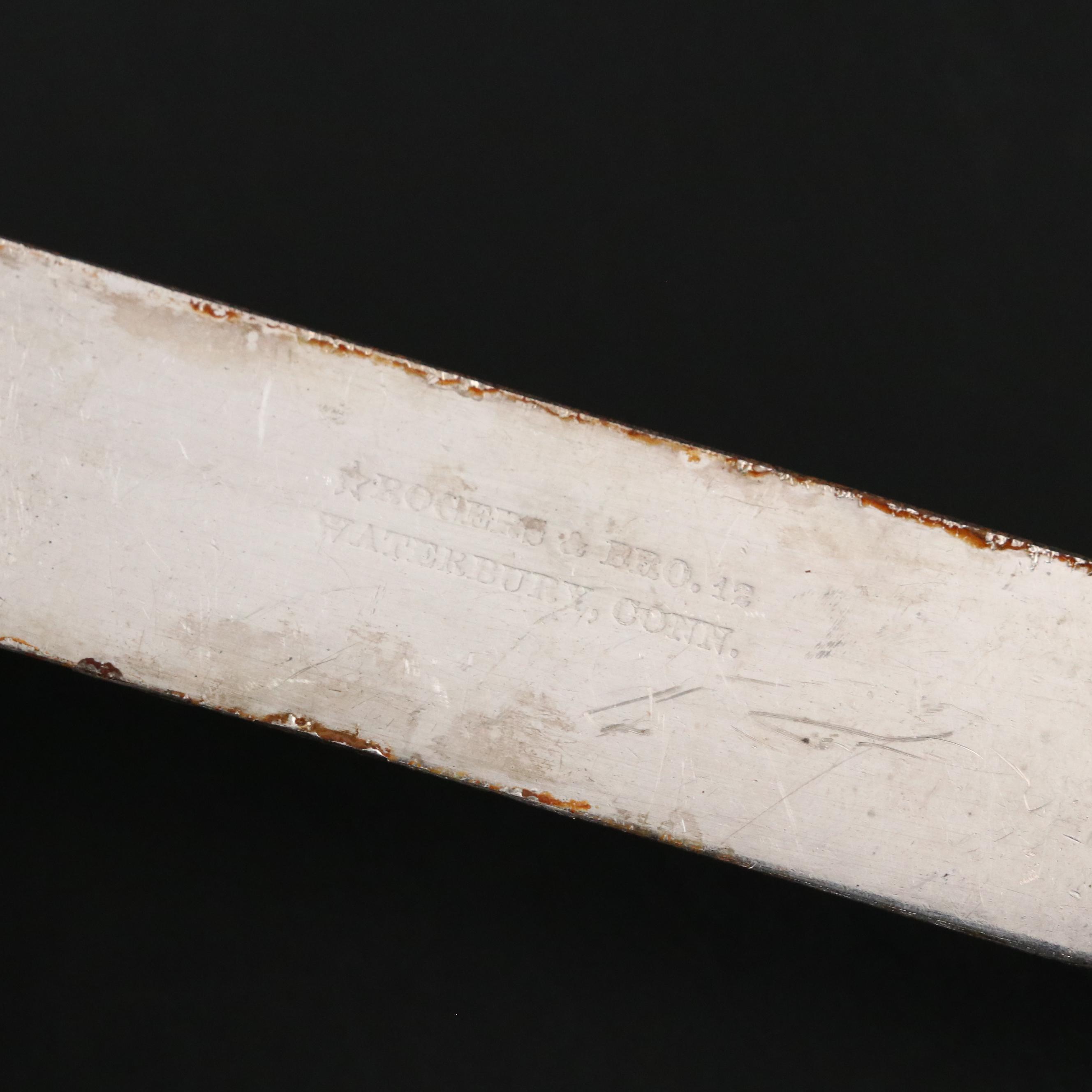 Rogers & Bro. "Plain Round" and Towle "Lily" Silver Plate Flatware