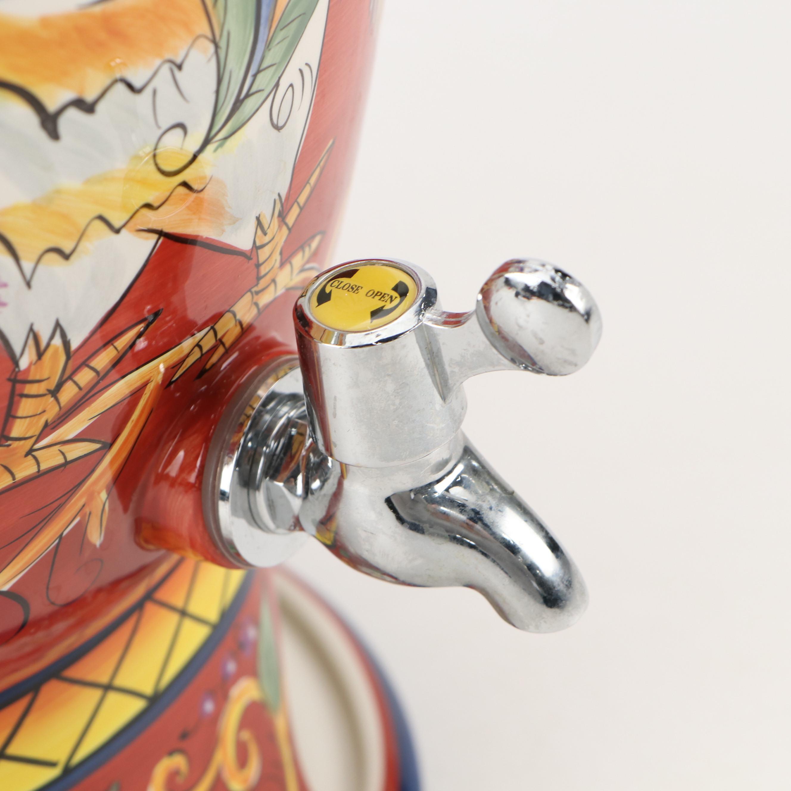 Tabletops Gallery "Florence" Ceramic Drink Dispenser