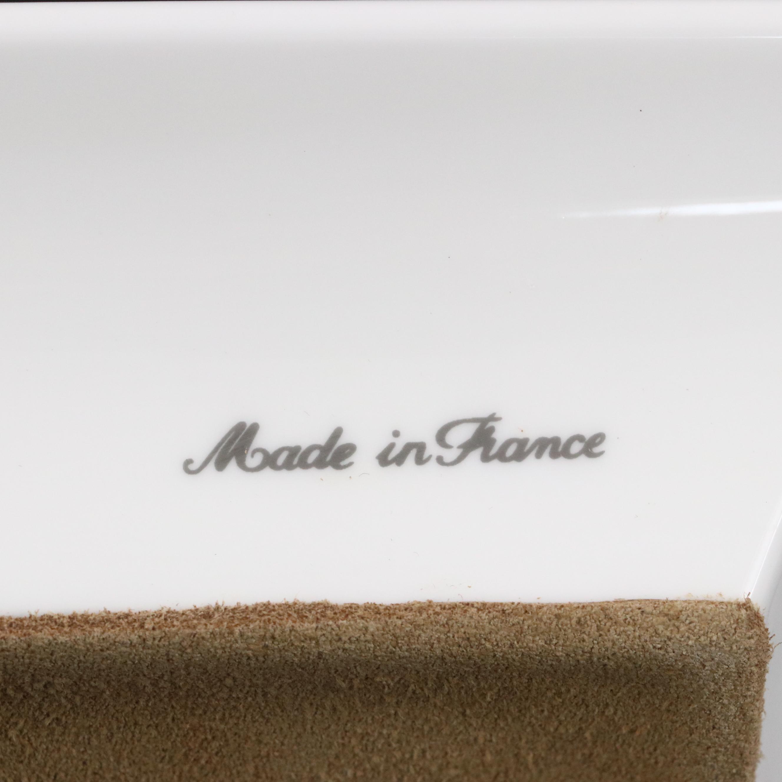 Hermès "Chat Carré" Porcelain Change Tray