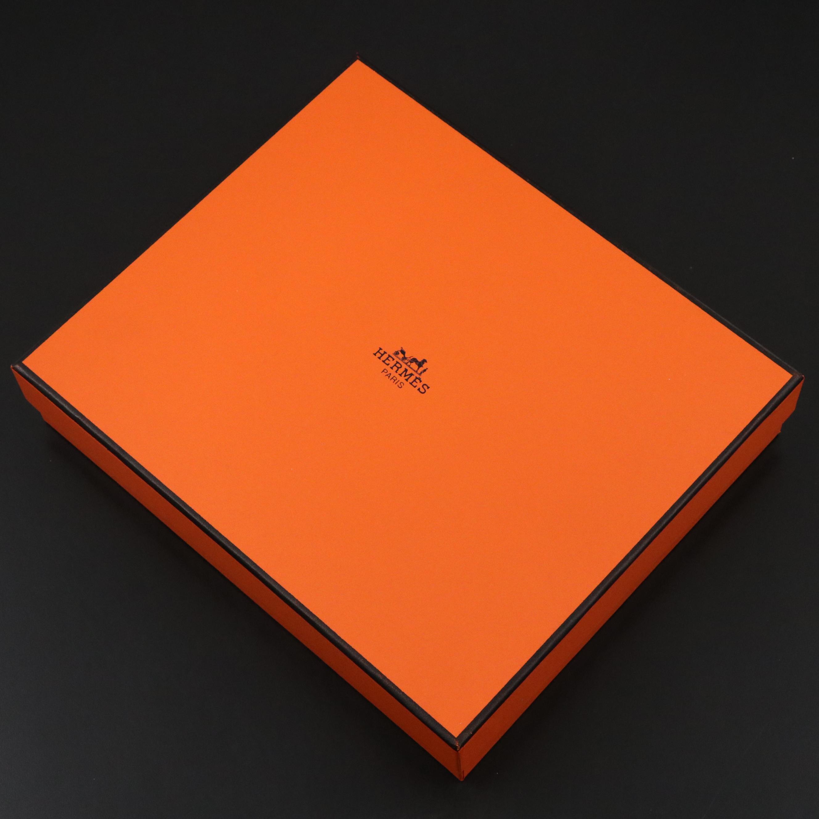 Hermès "Chat Carré" Porcelain Change Tray