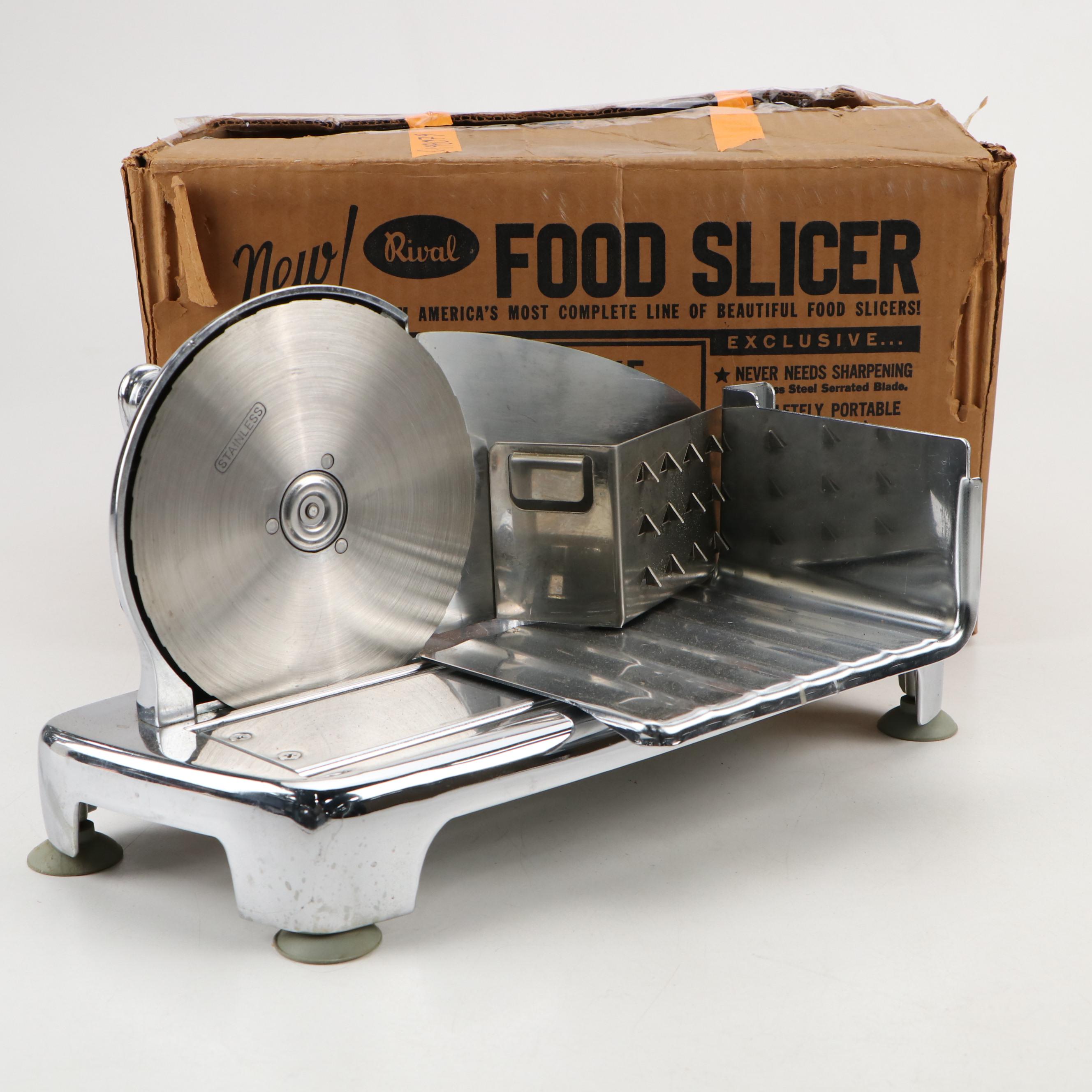 Rival Metal Food Slicer, Mid to Late 20th Century