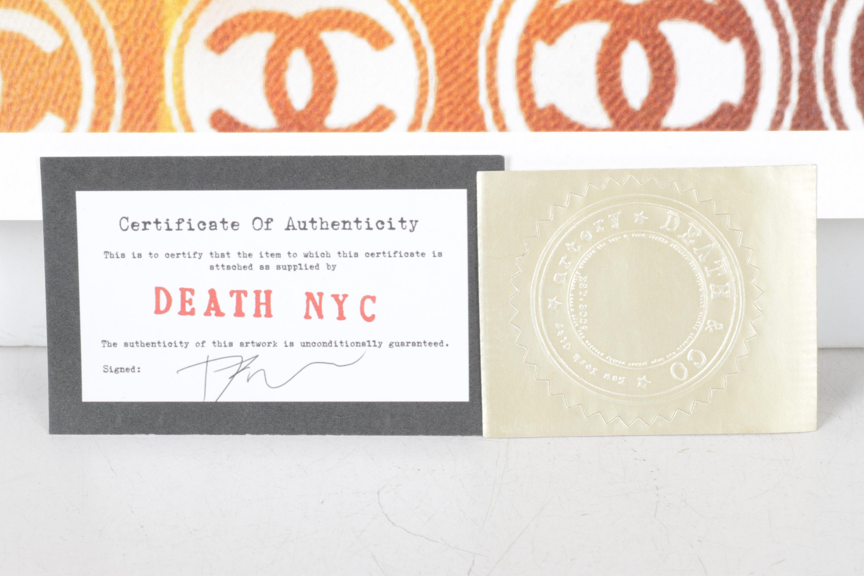 Death NYC Pop Art Homage to Gucci and Chanel, 2025