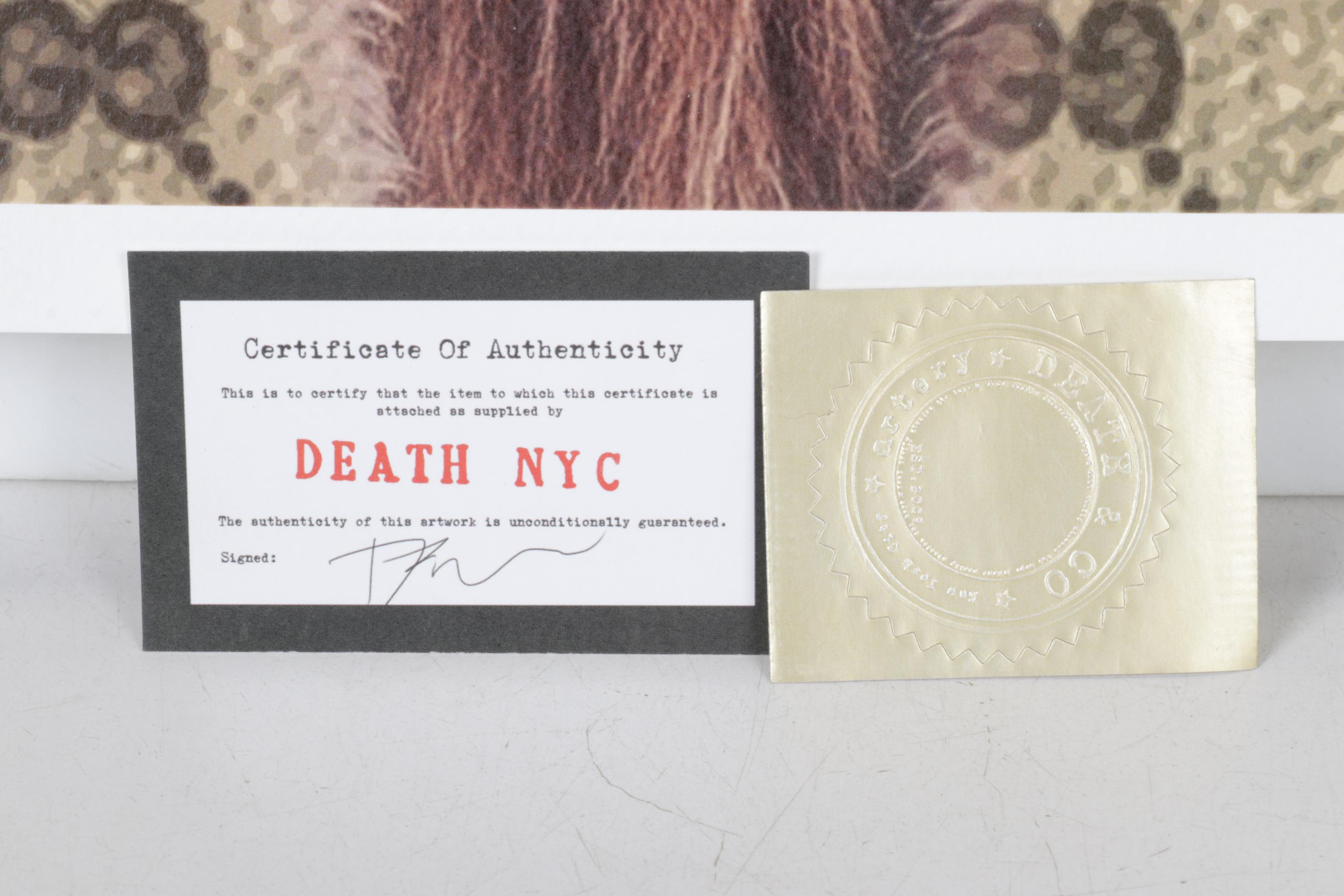 Death NYC Pop Art Homage to Gucci, 2025