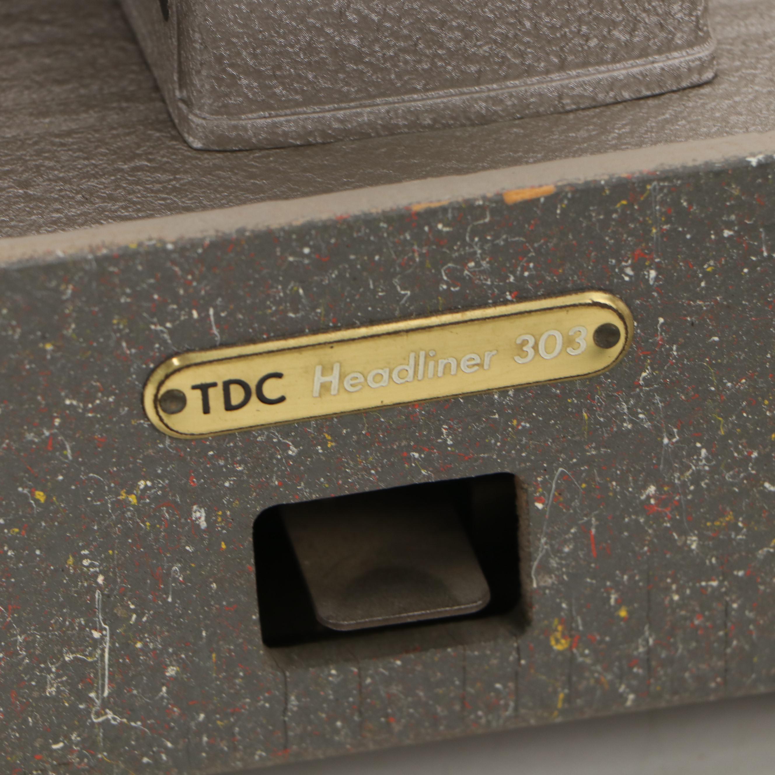 Bell & Howell TDC Headliner 303 Slide Projector with Other Photo Slide Equipment