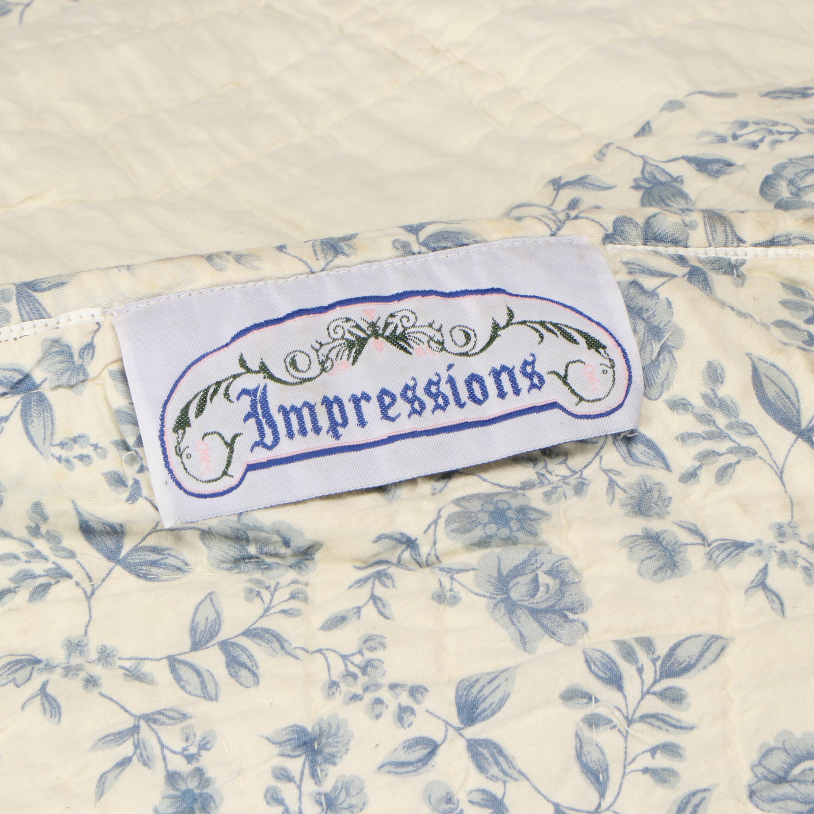 IKEA Persby Queen Sheet Set with Impressions and Other Quilts, Faribault Blanket