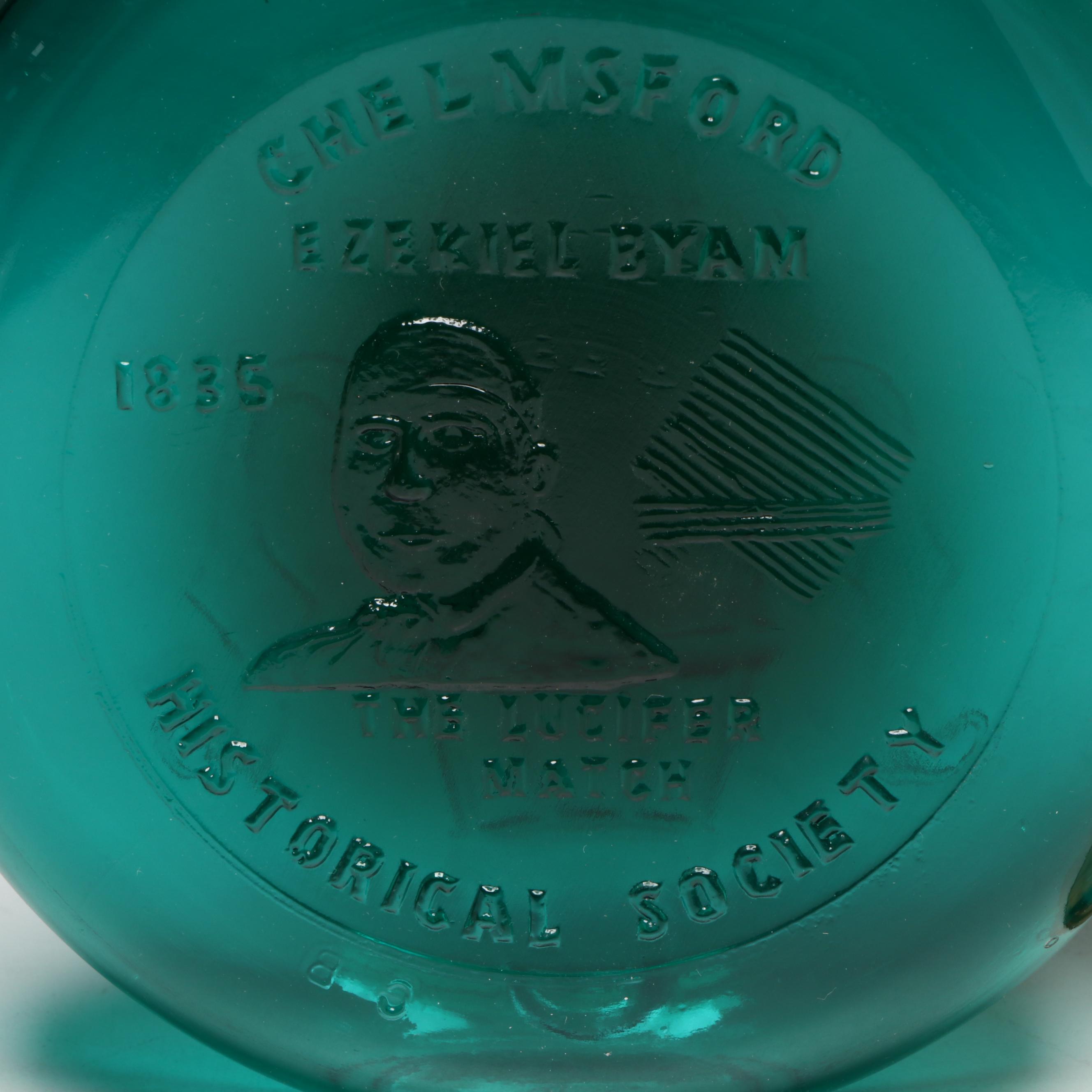 Ezekiel Byam Commemorative Glass Bottles with Bell