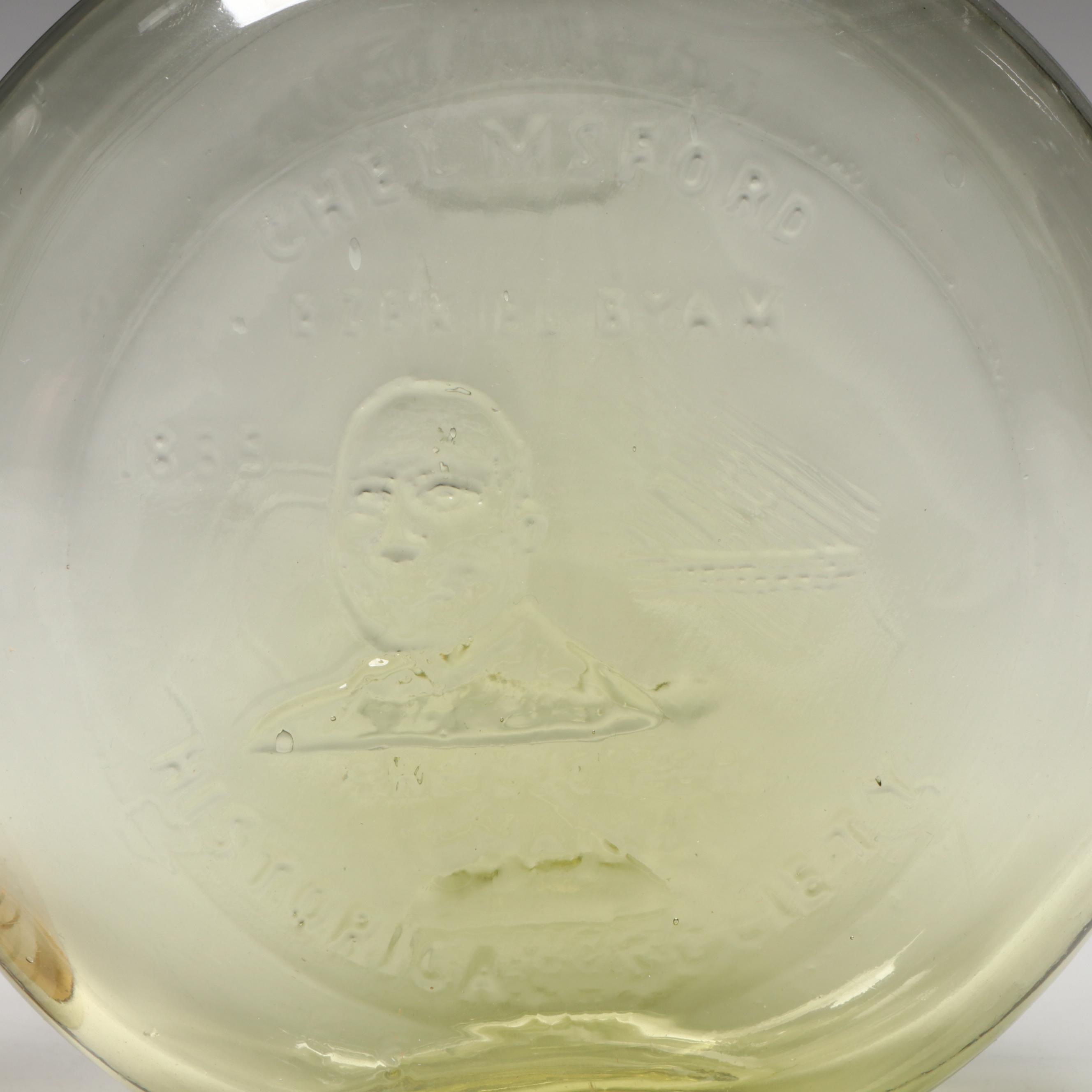 Ezekiel Byam Commemorative Glass Bottles with Bell