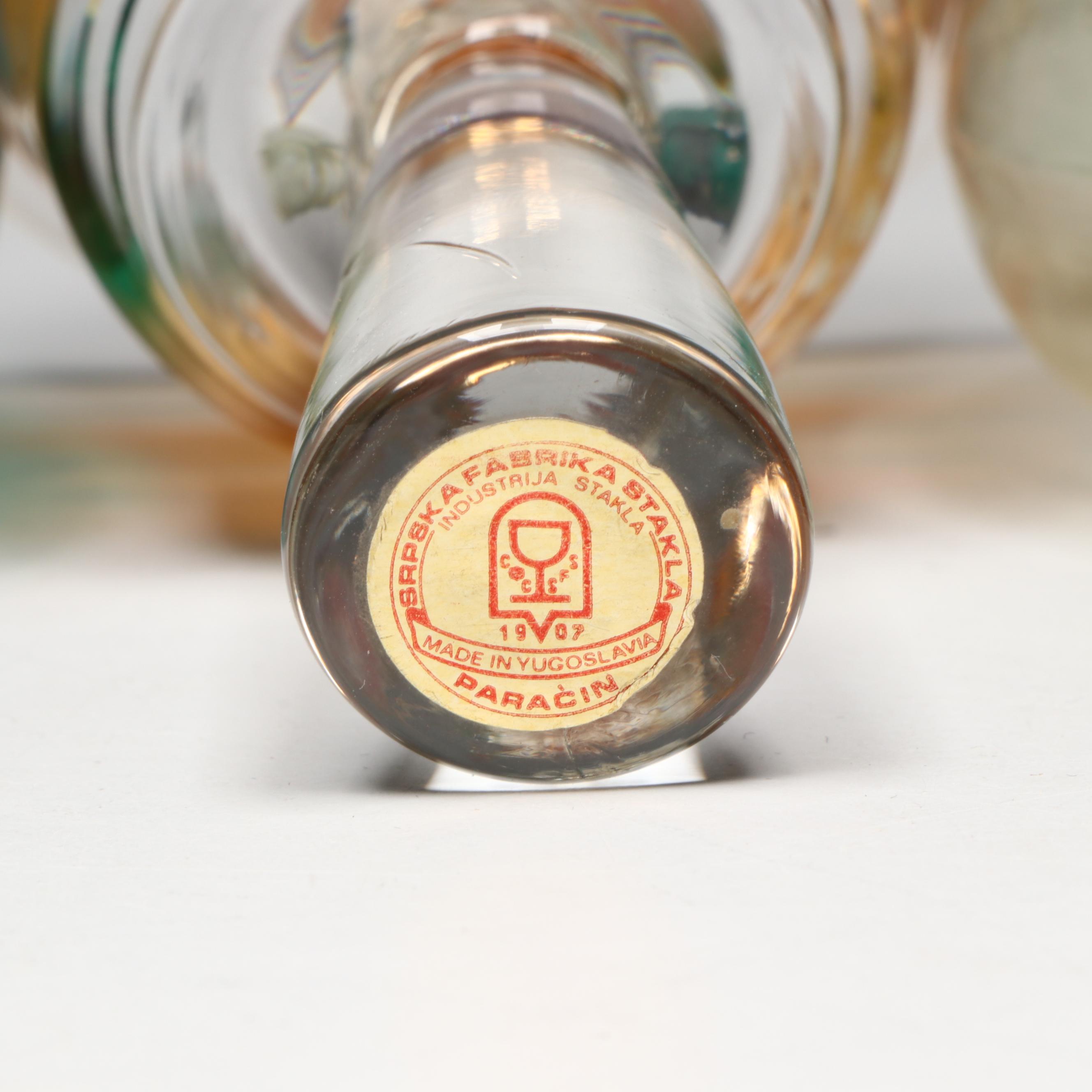 Ezekiel Byam Commemorative Glass Bottles with Bell