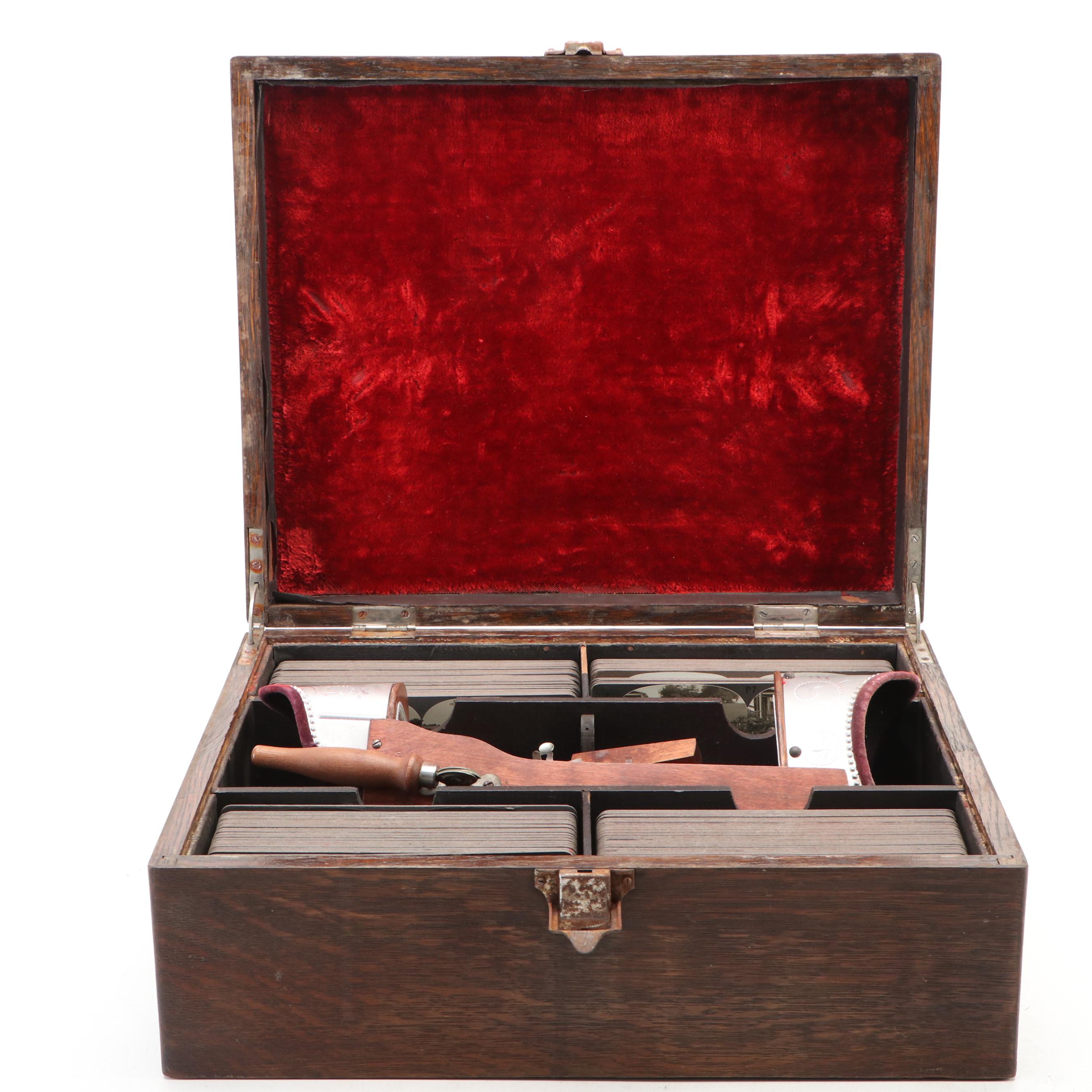 Keystone View Company Stereoscope Kit, Late 19th Century to Early 20th Century