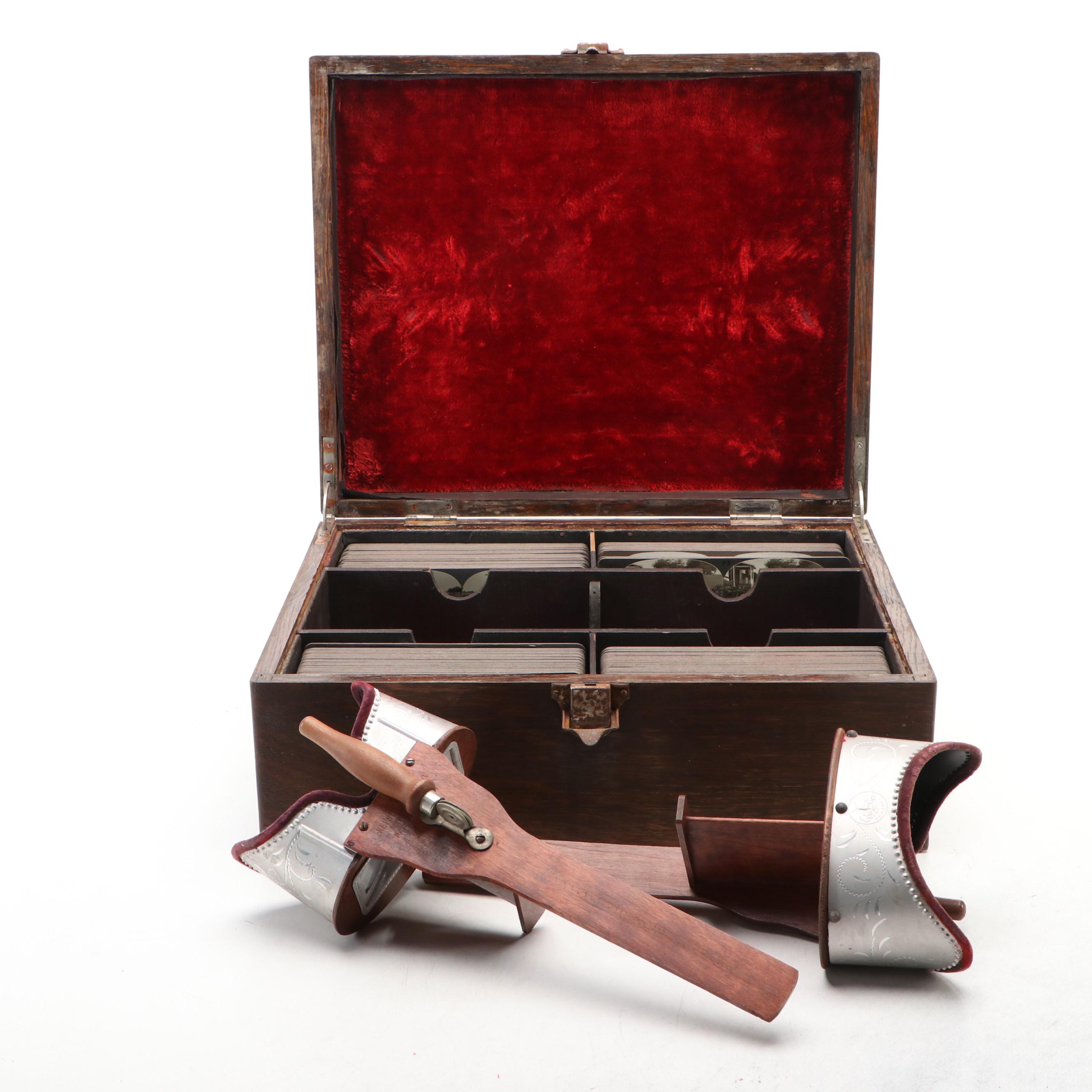 Keystone View Company Stereoscope Kit, Late 19th Century to Early 20th Century