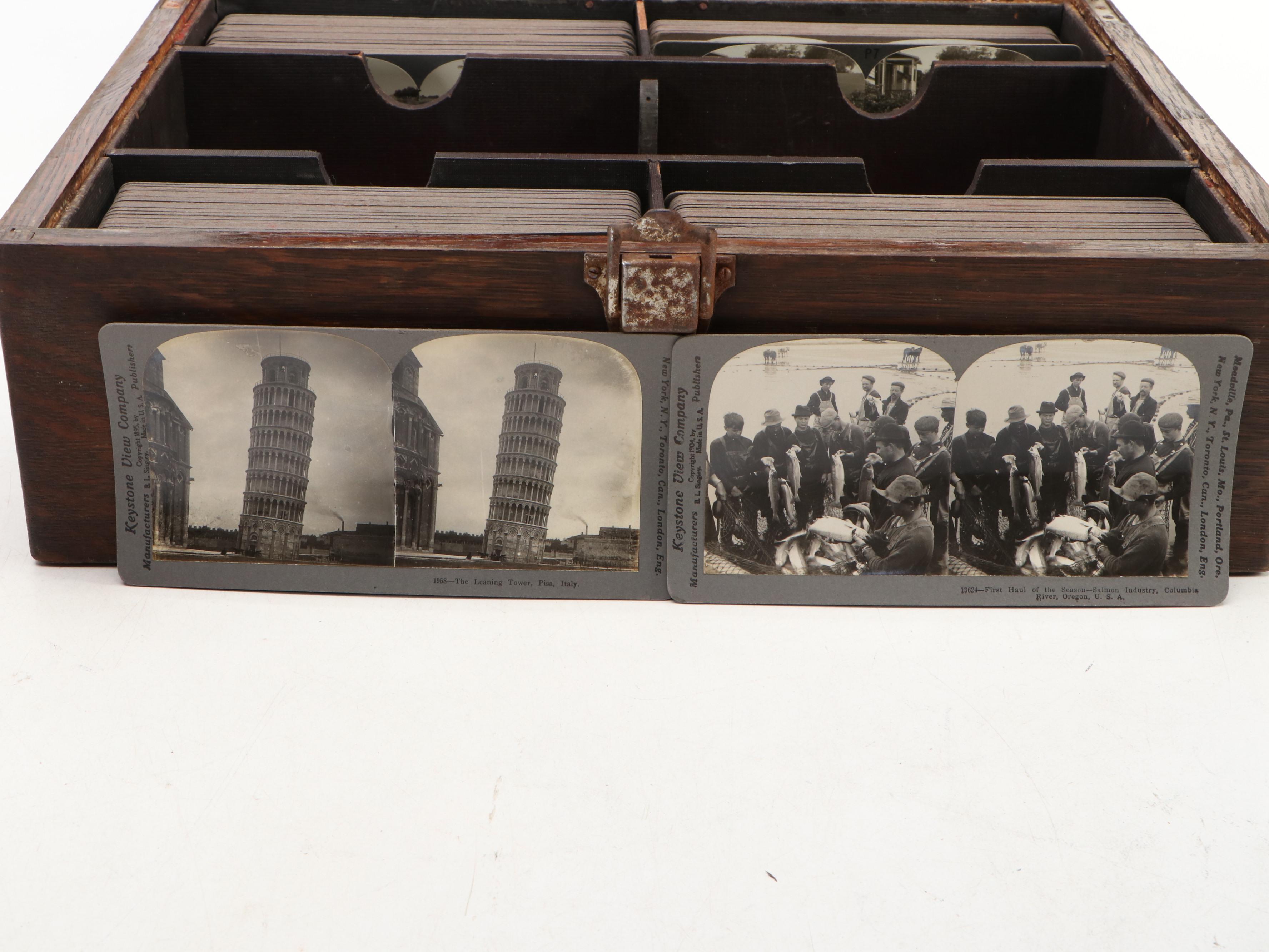 Keystone View Company Stereoscope Kit, Late 19th Century to Early 20th Century