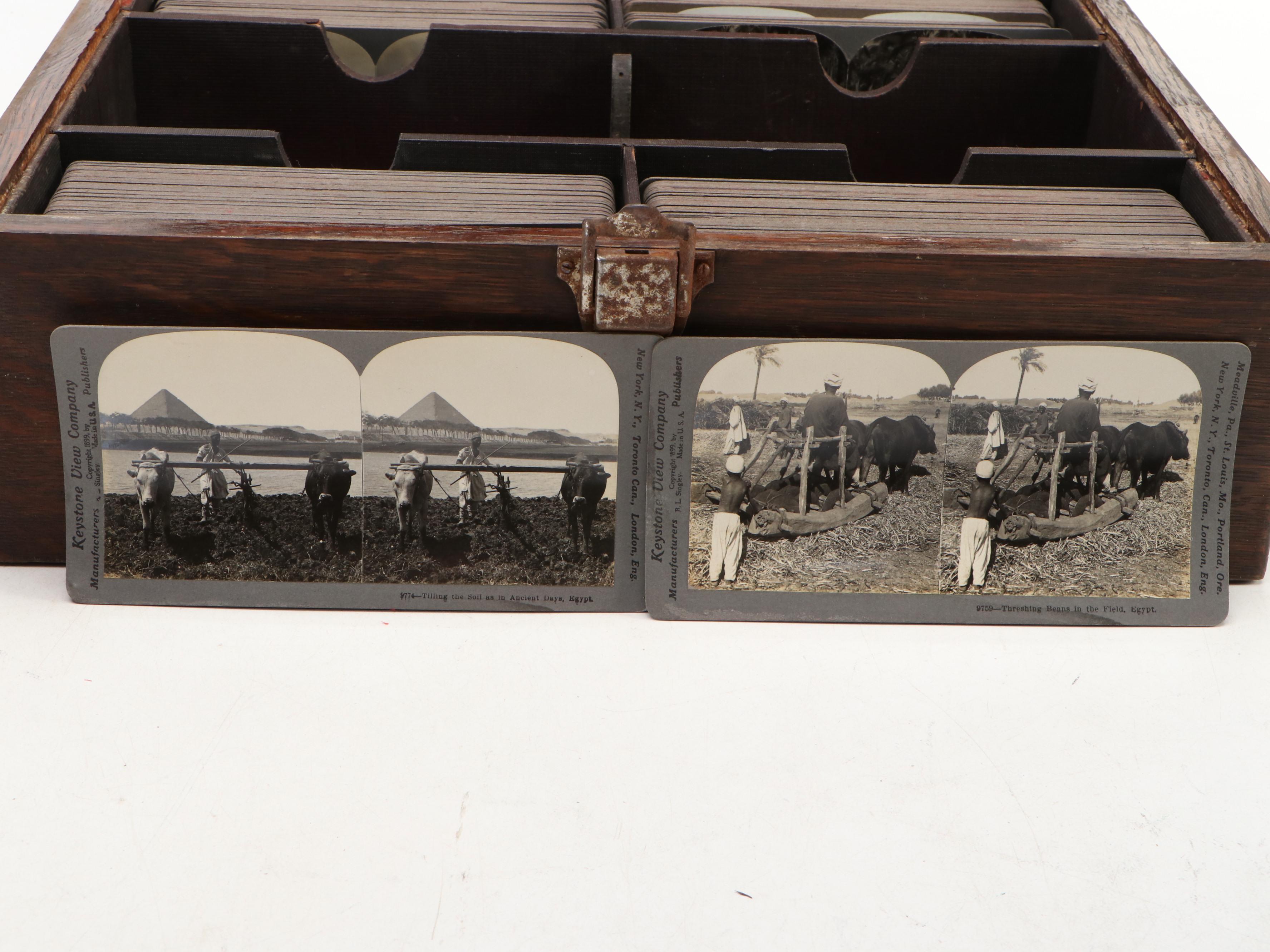 Keystone View Company Stereoscope Kit, Late 19th Century to Early 20th Century