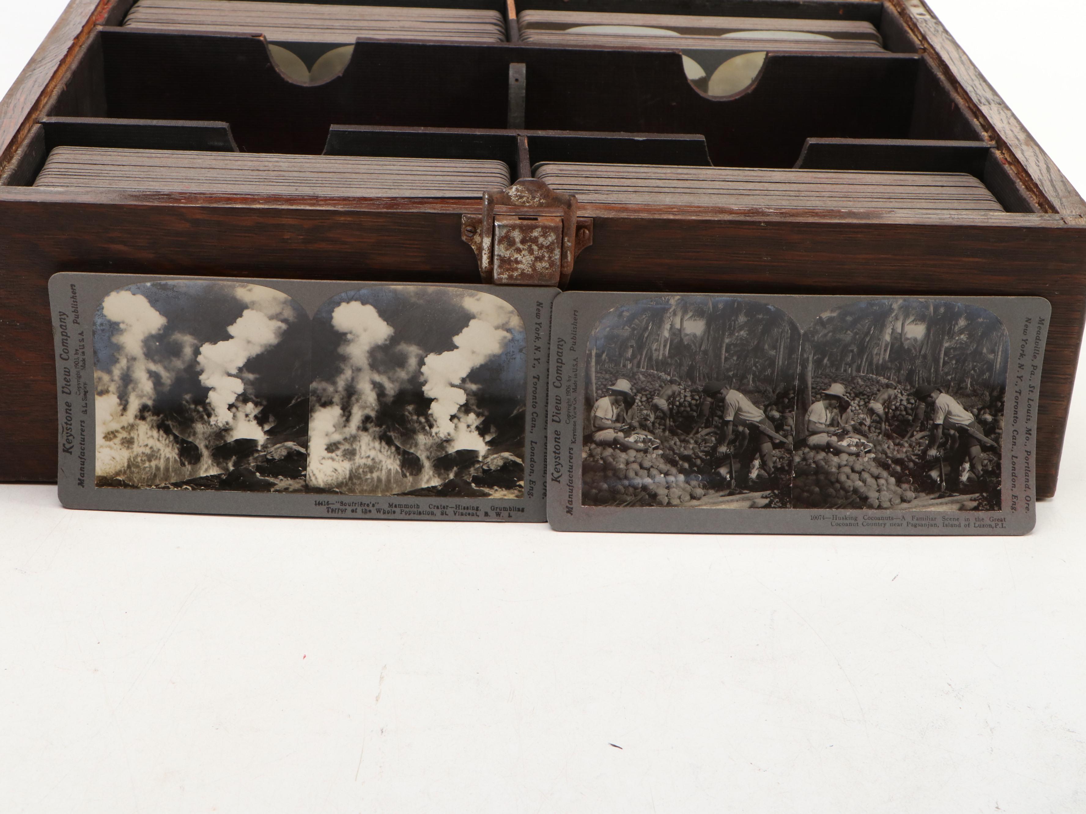 Keystone View Company Stereoscope Kit, Late 19th Century to Early 20th Century