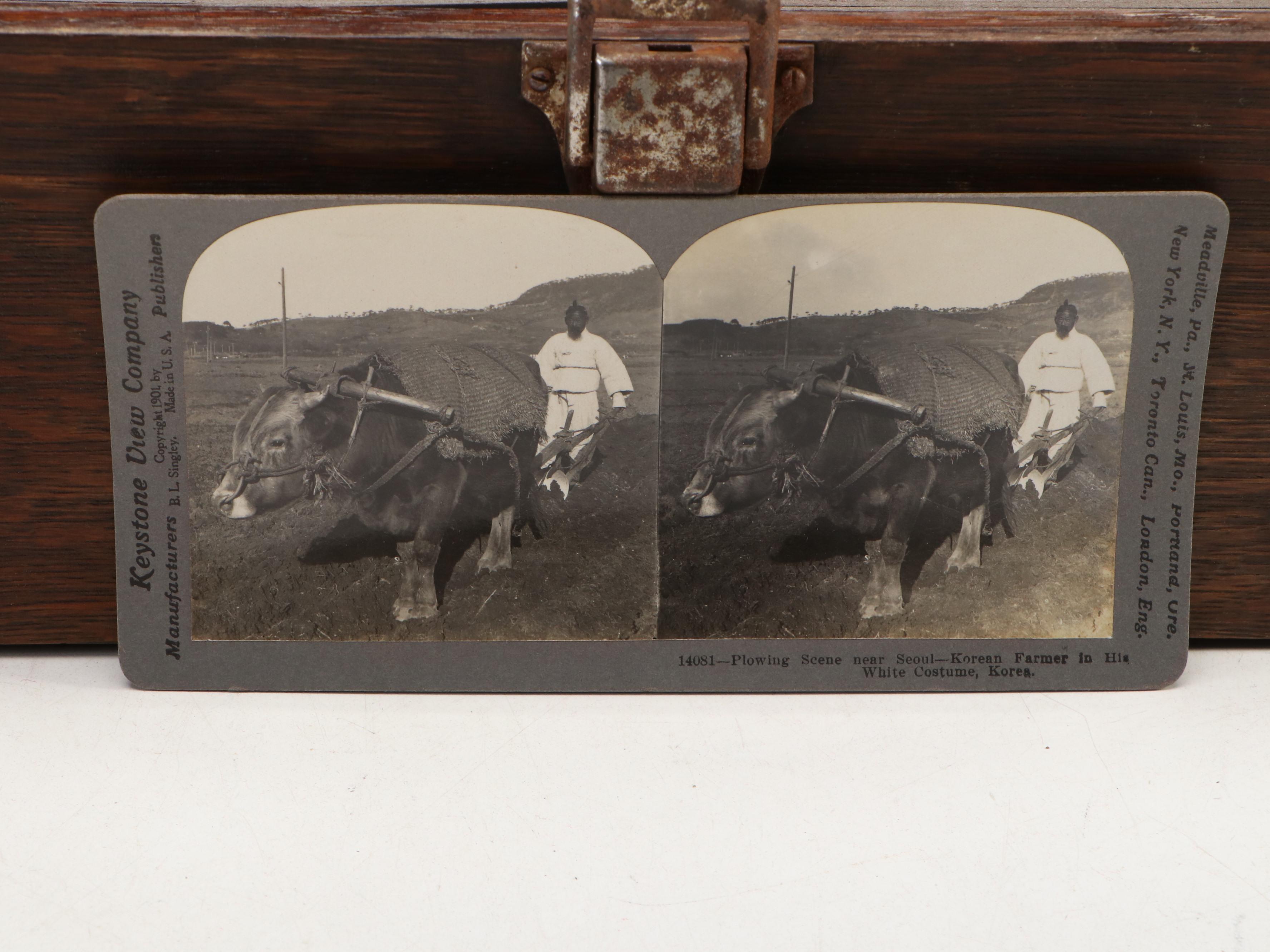 Keystone View Company Stereoscope Kit, Late 19th Century to Early 20th Century