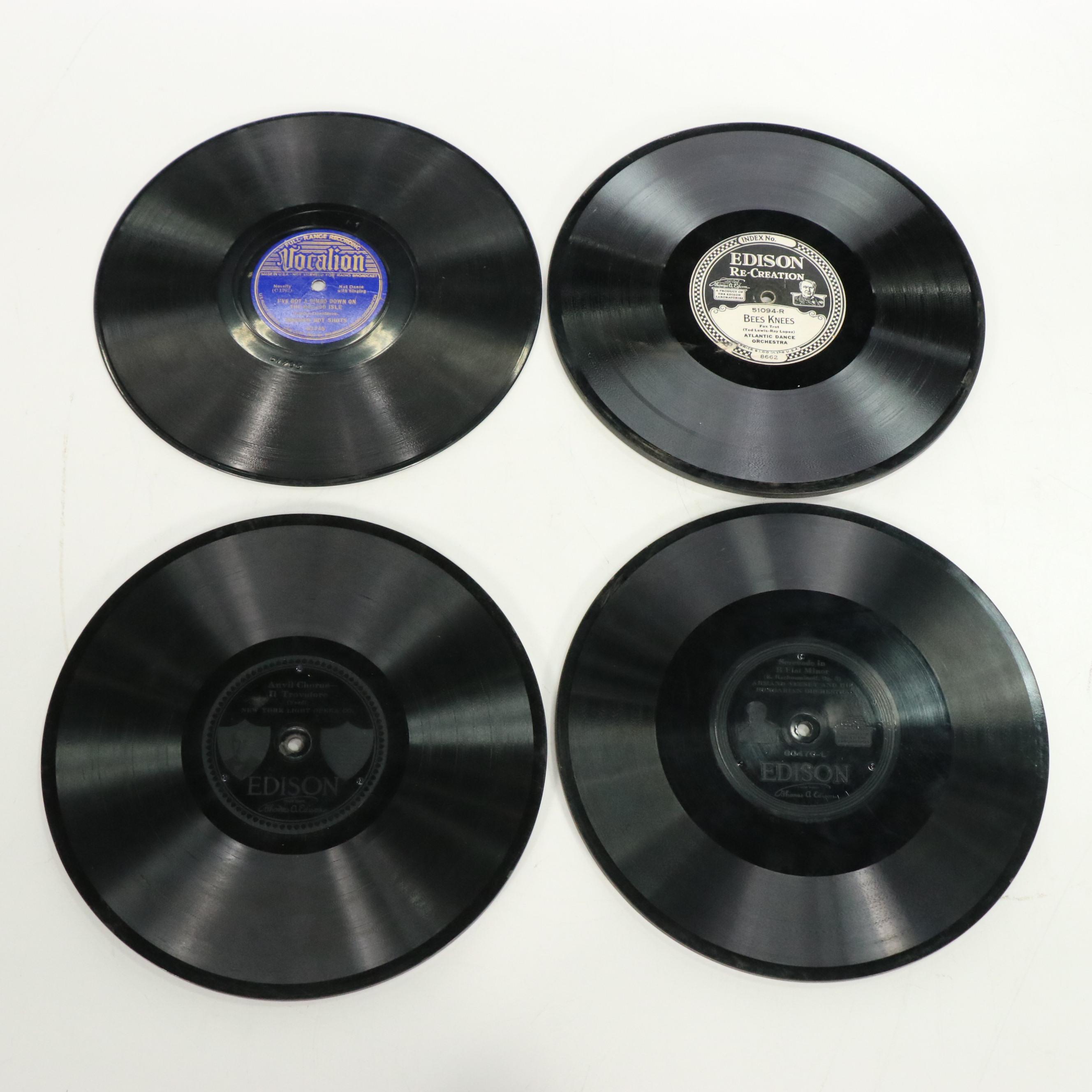 Victrola Victor VV-IV "Victrola the Fourth" Phonograph and Horn, More, Ca. 1913