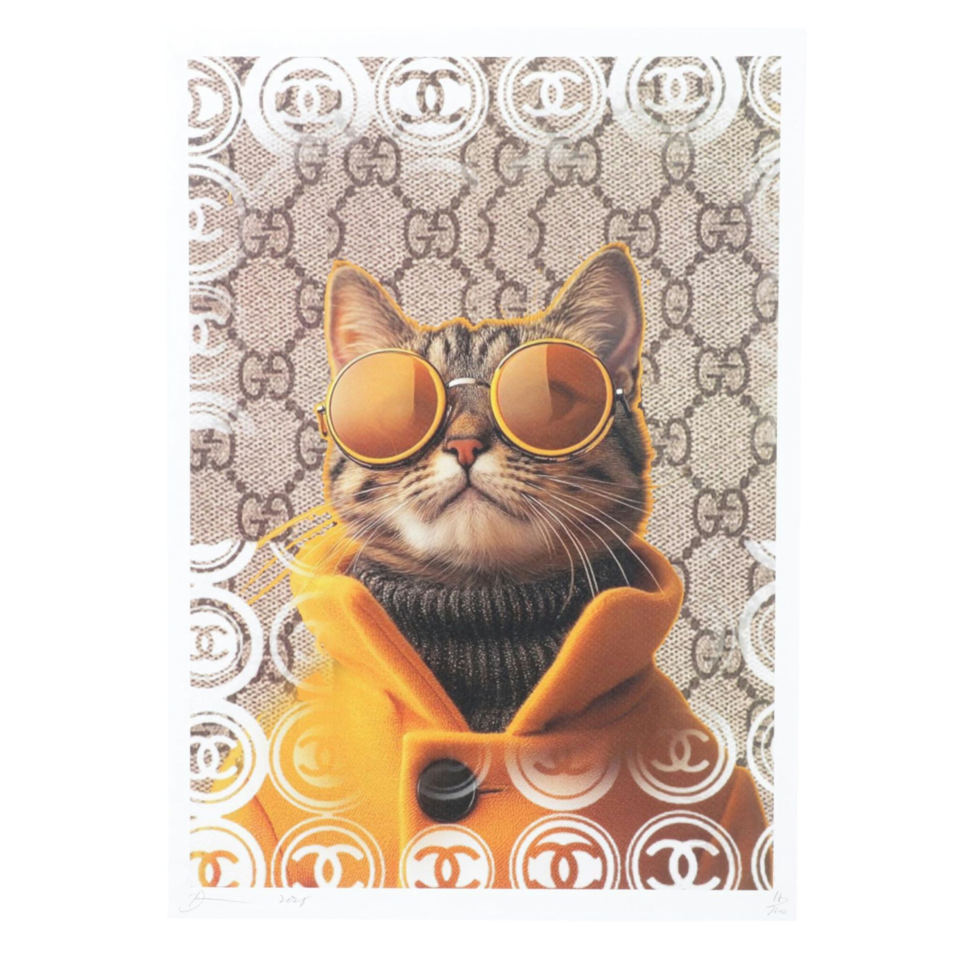 Death NYC Pop Art Homage to Gucci and Chanel, 2025