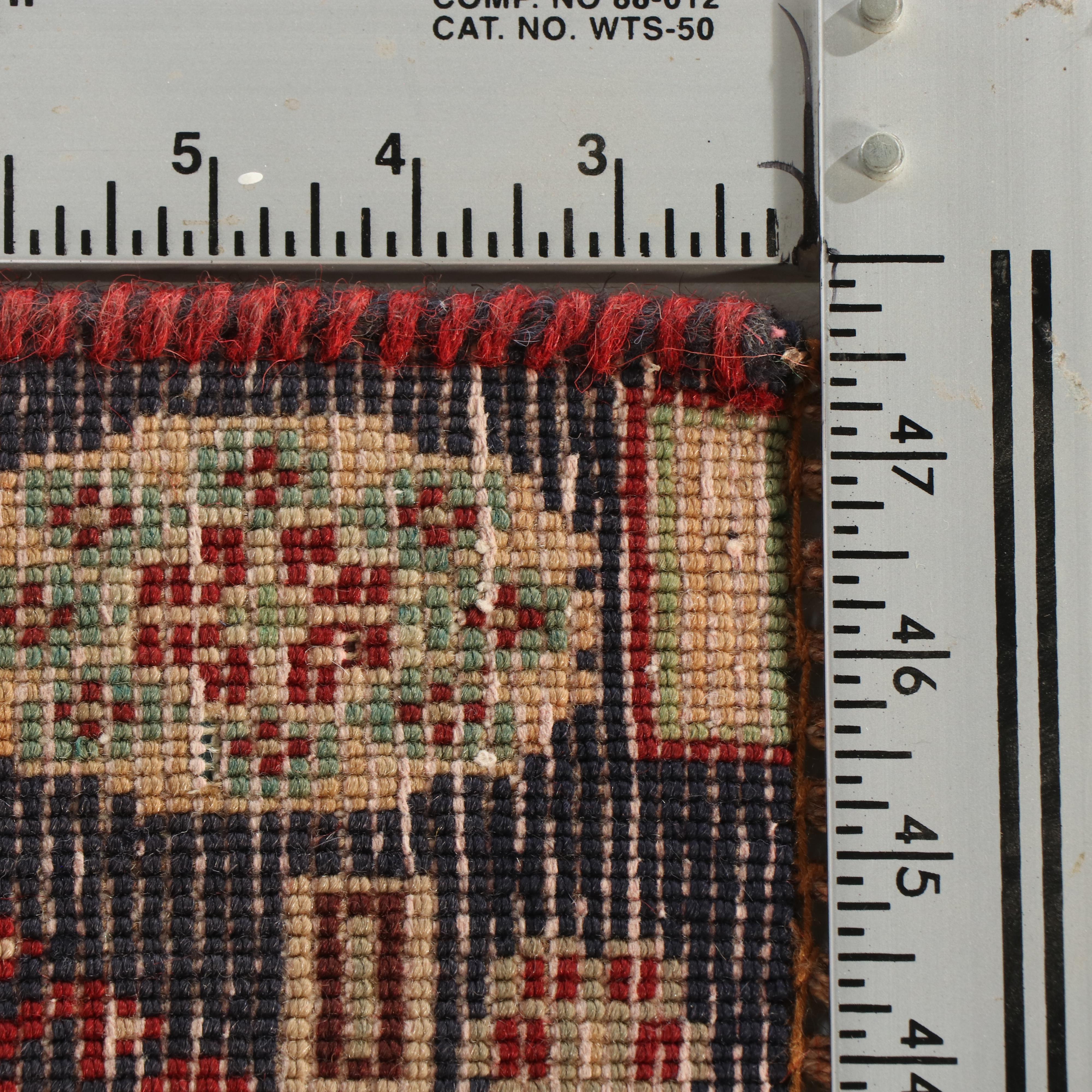 1'5 x 1'5 Hand-Knotted Northwest Persian Floor Mat