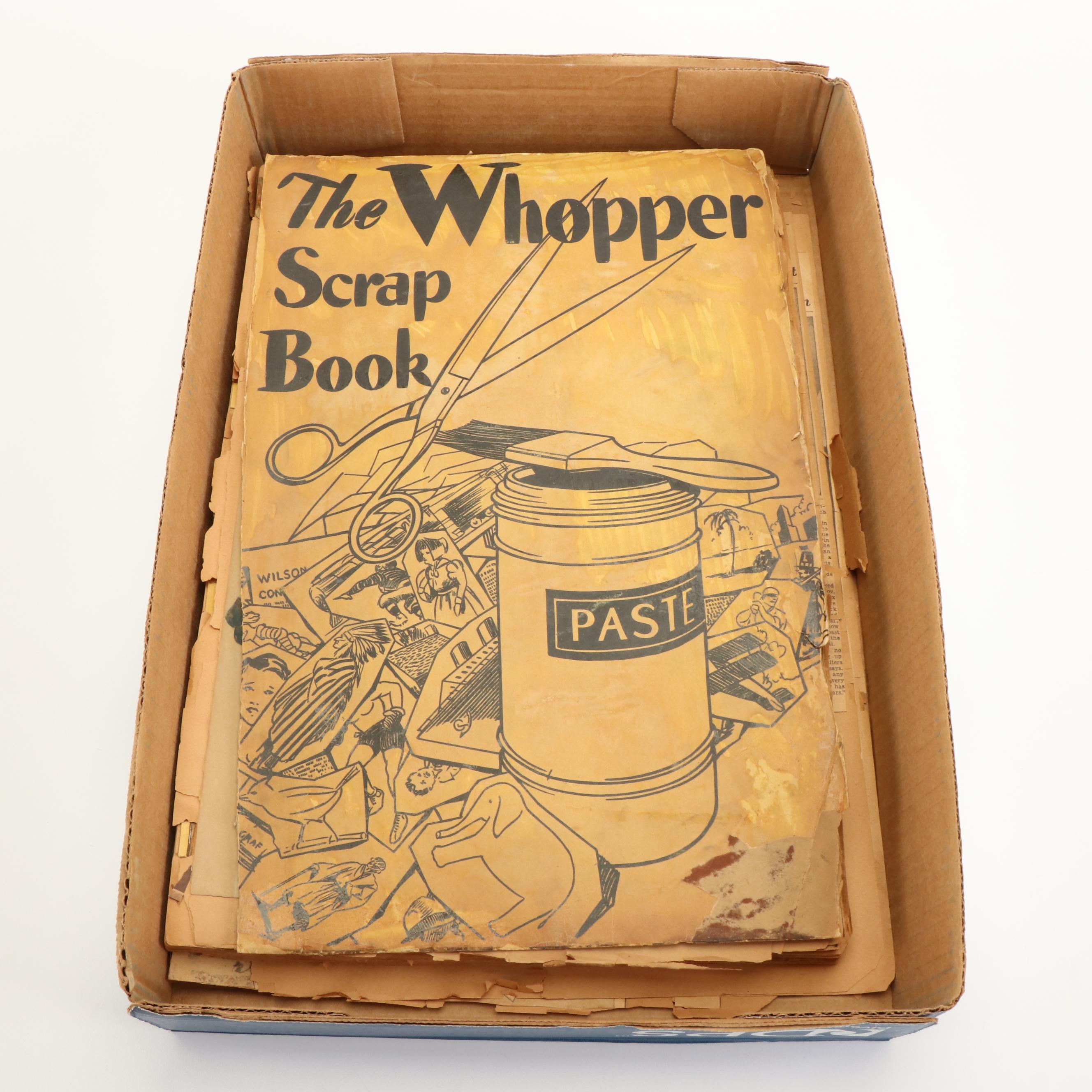 Cincinnati Reds Scrapbook with Newspaper Articles, Early/ Mid-20th Century