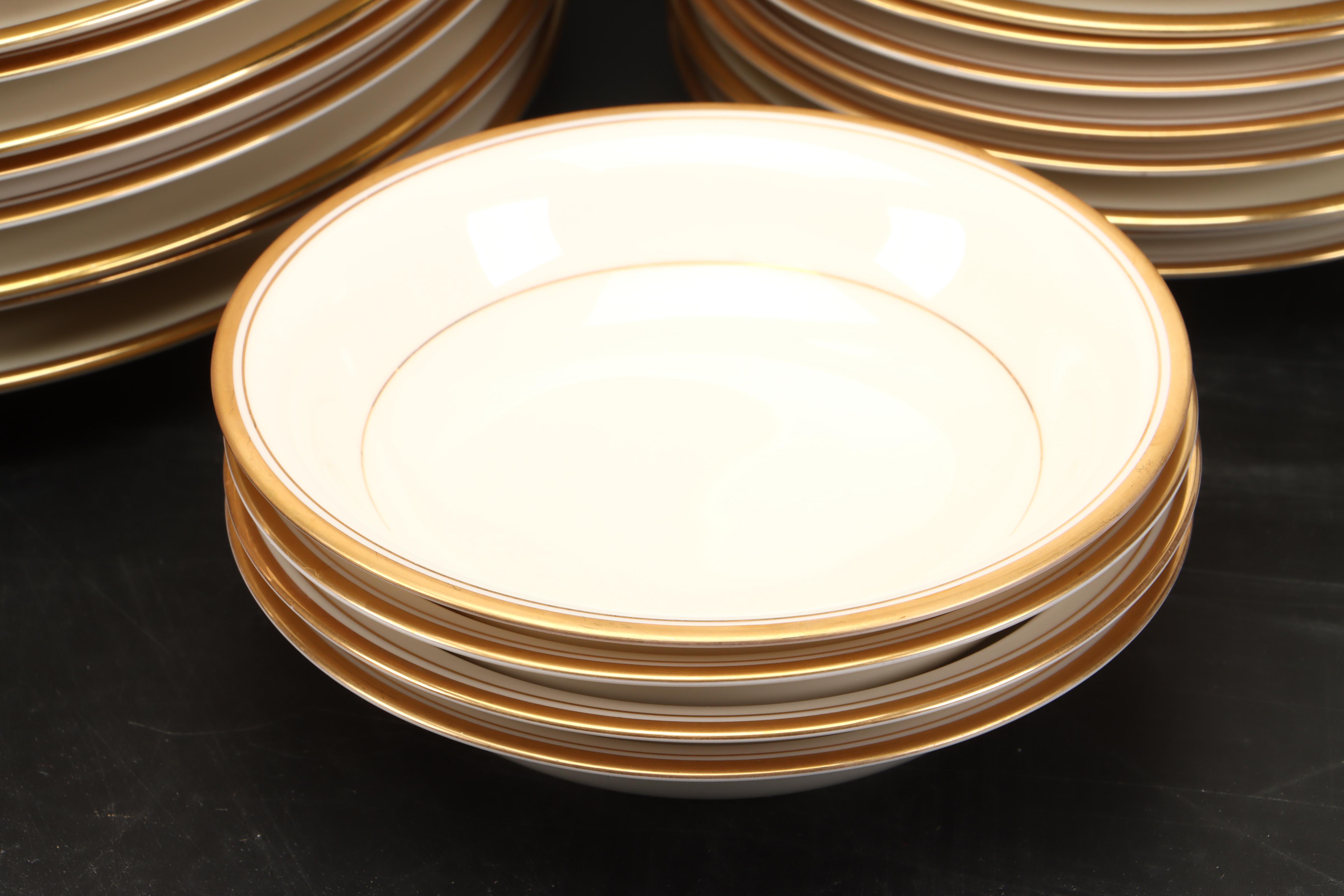 Noritake "Linton" and Lenox "Mansfield" Porcelain Dinnerware