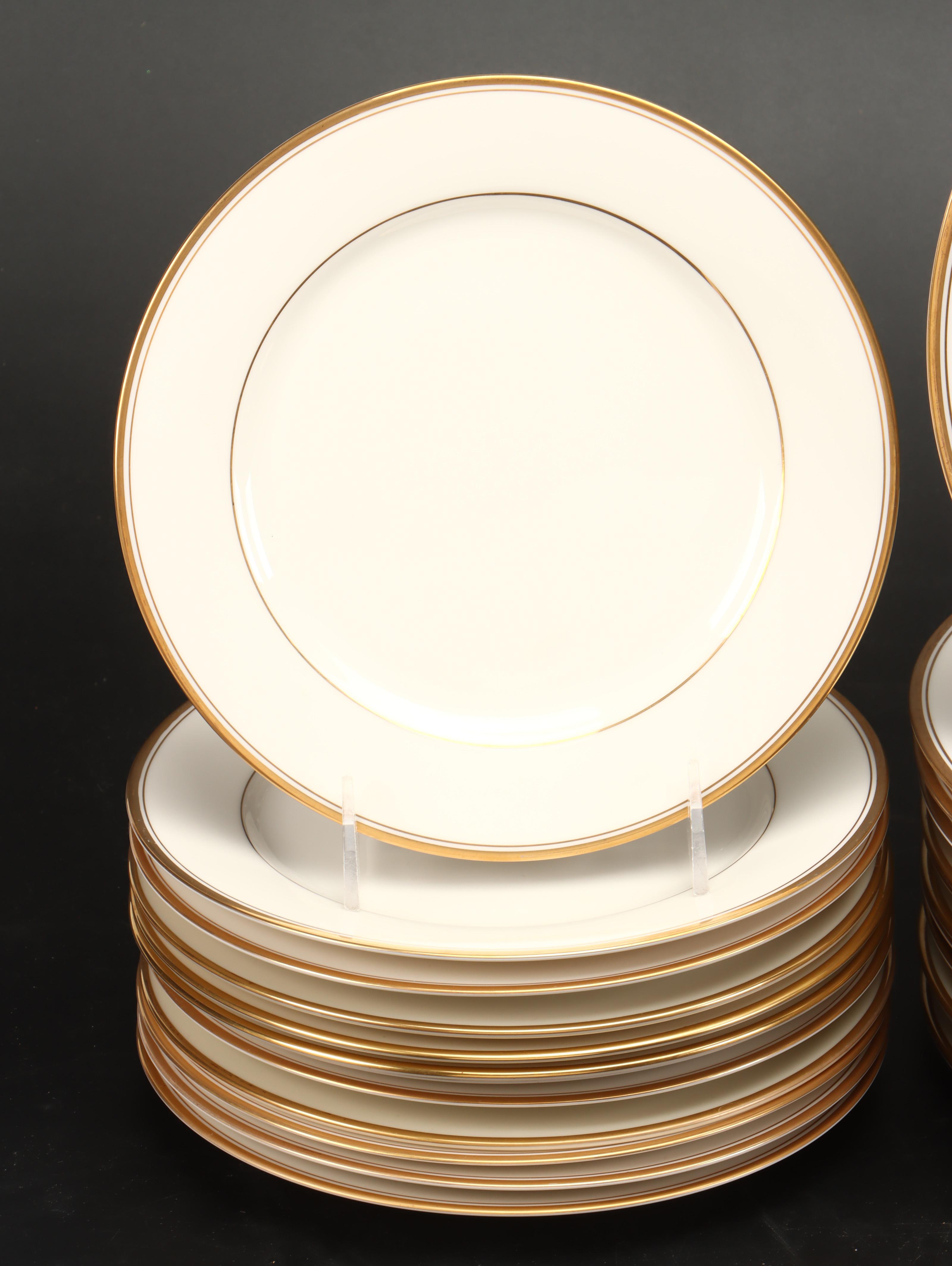 Noritake "Linton" and Lenox "Mansfield" Porcelain Dinnerware