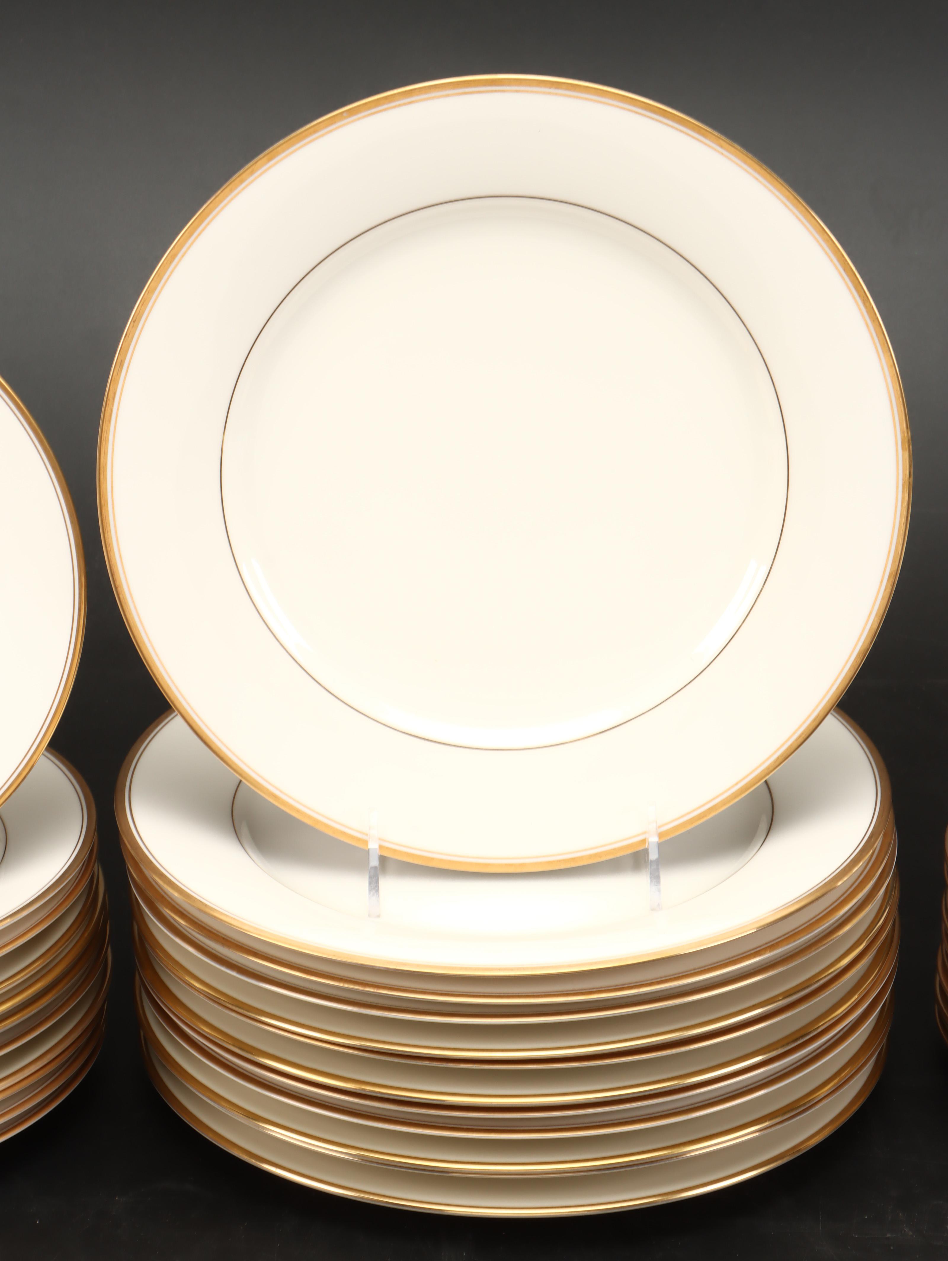 Noritake "Linton" and Lenox "Mansfield" Porcelain Dinnerware