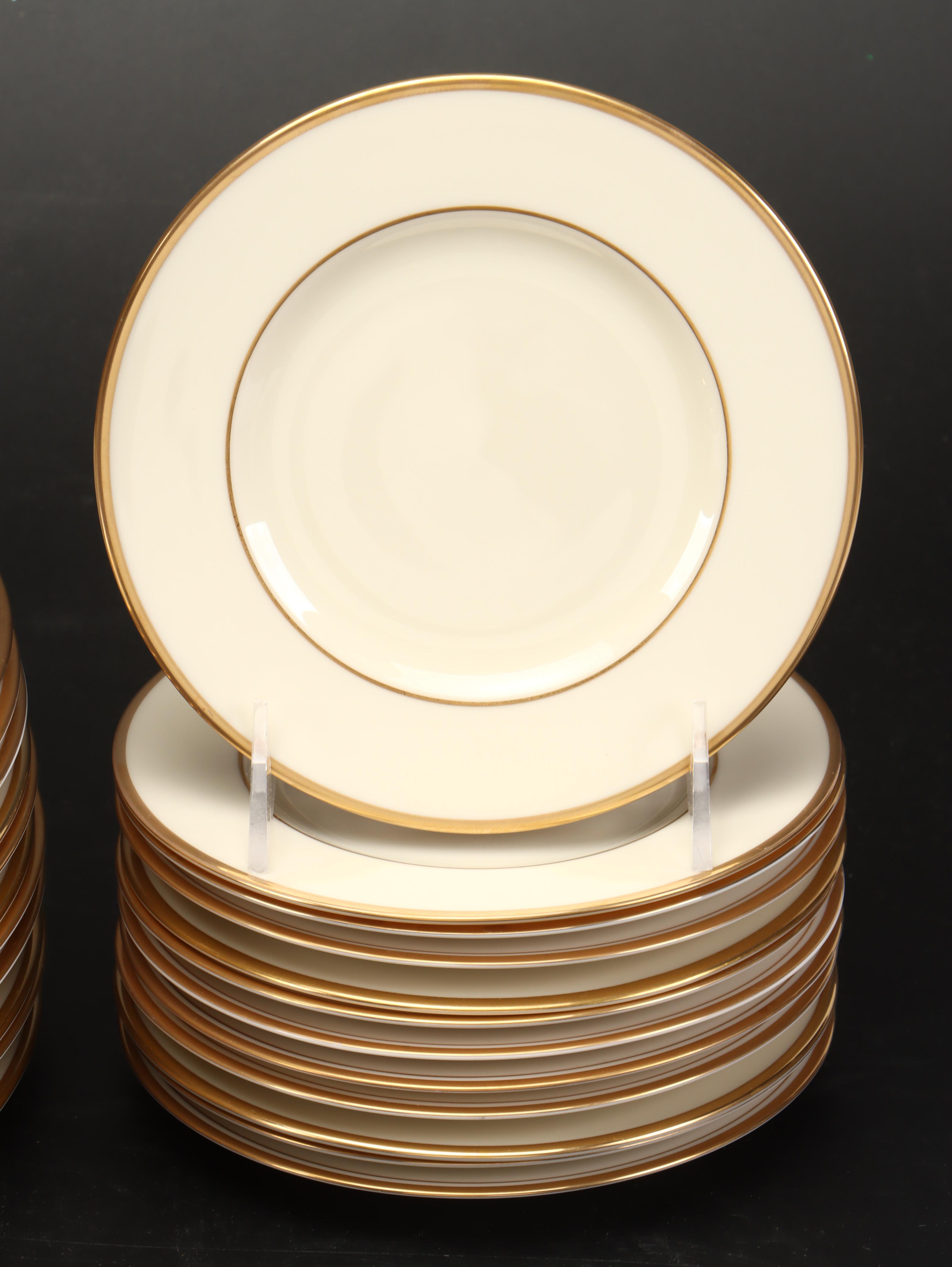 Noritake "Linton" and Lenox "Mansfield" Porcelain Dinnerware