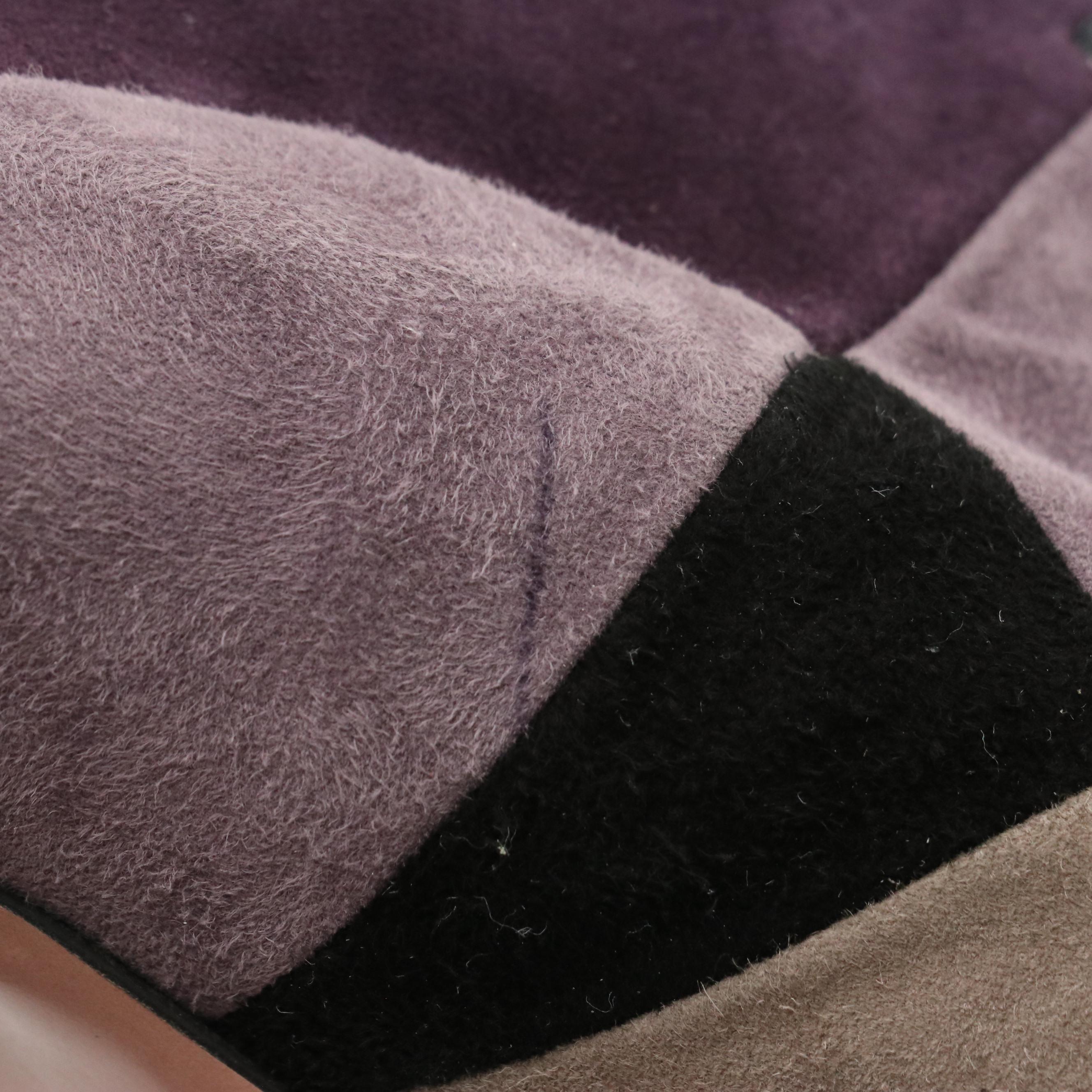 Prada Lace Up Platform Booties in Multicolor Suede with Box