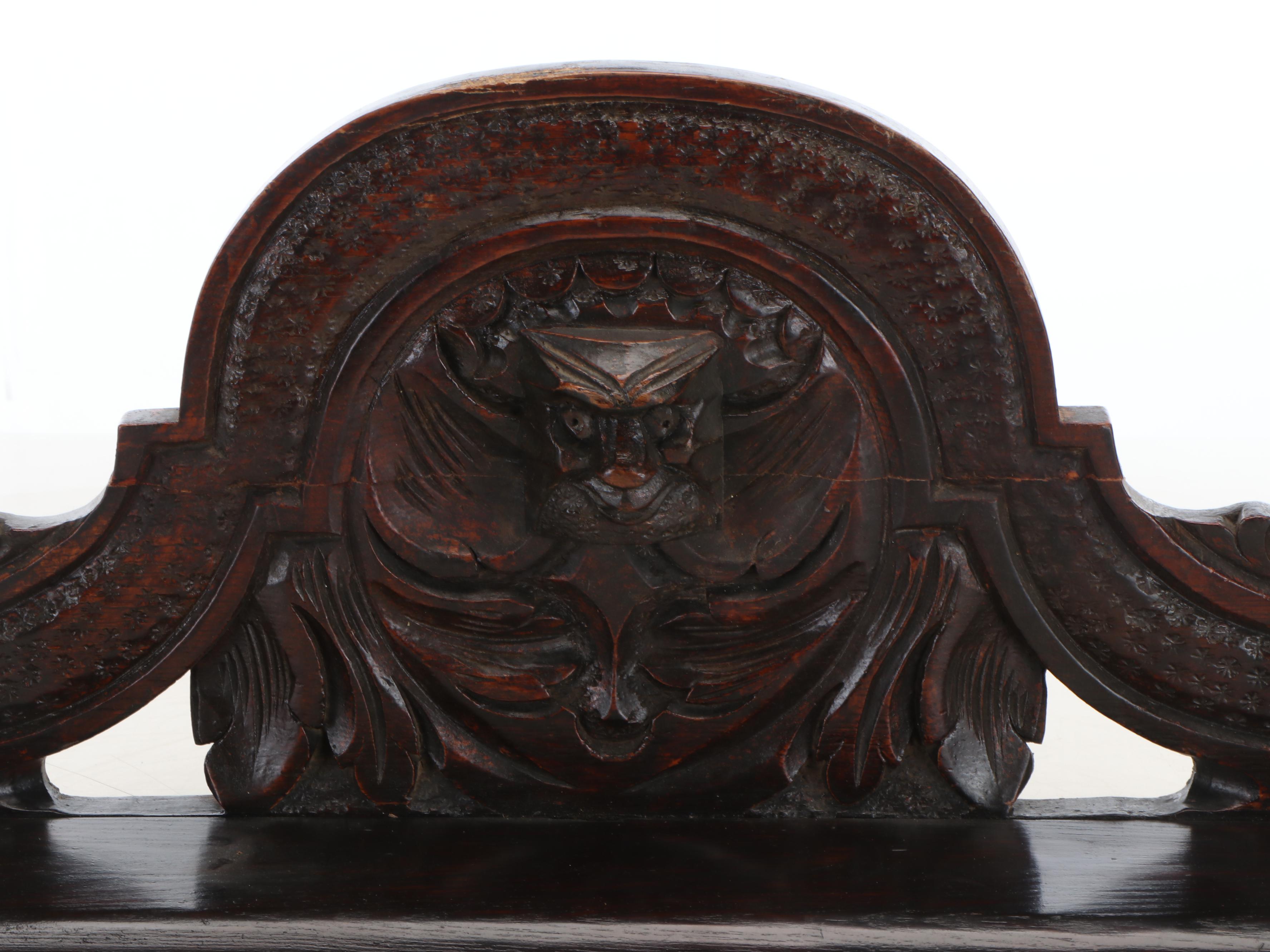 Carved Victorian Style Wood Shelf