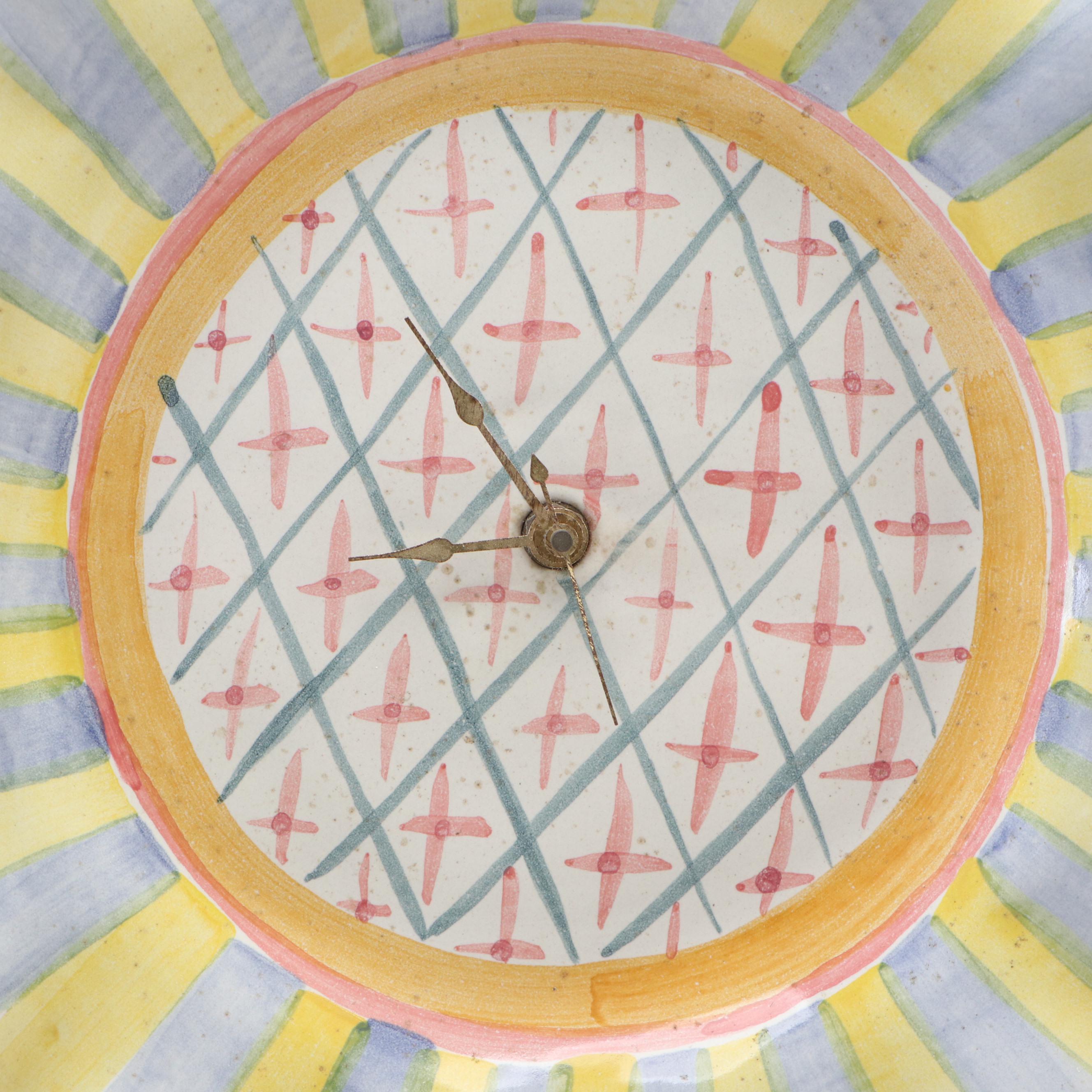 MacKenzie-Childs Ceramic "Monet" Wall and Ceramic Fish Tile