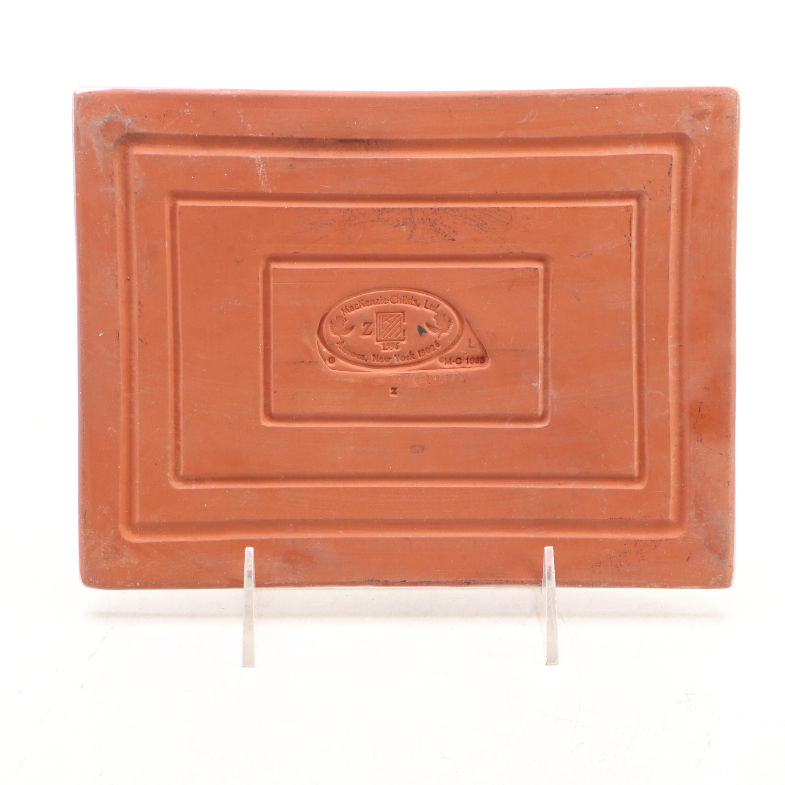 MacKenzie-Childs Ceramic "Monet" Wall and Ceramic Fish Tile