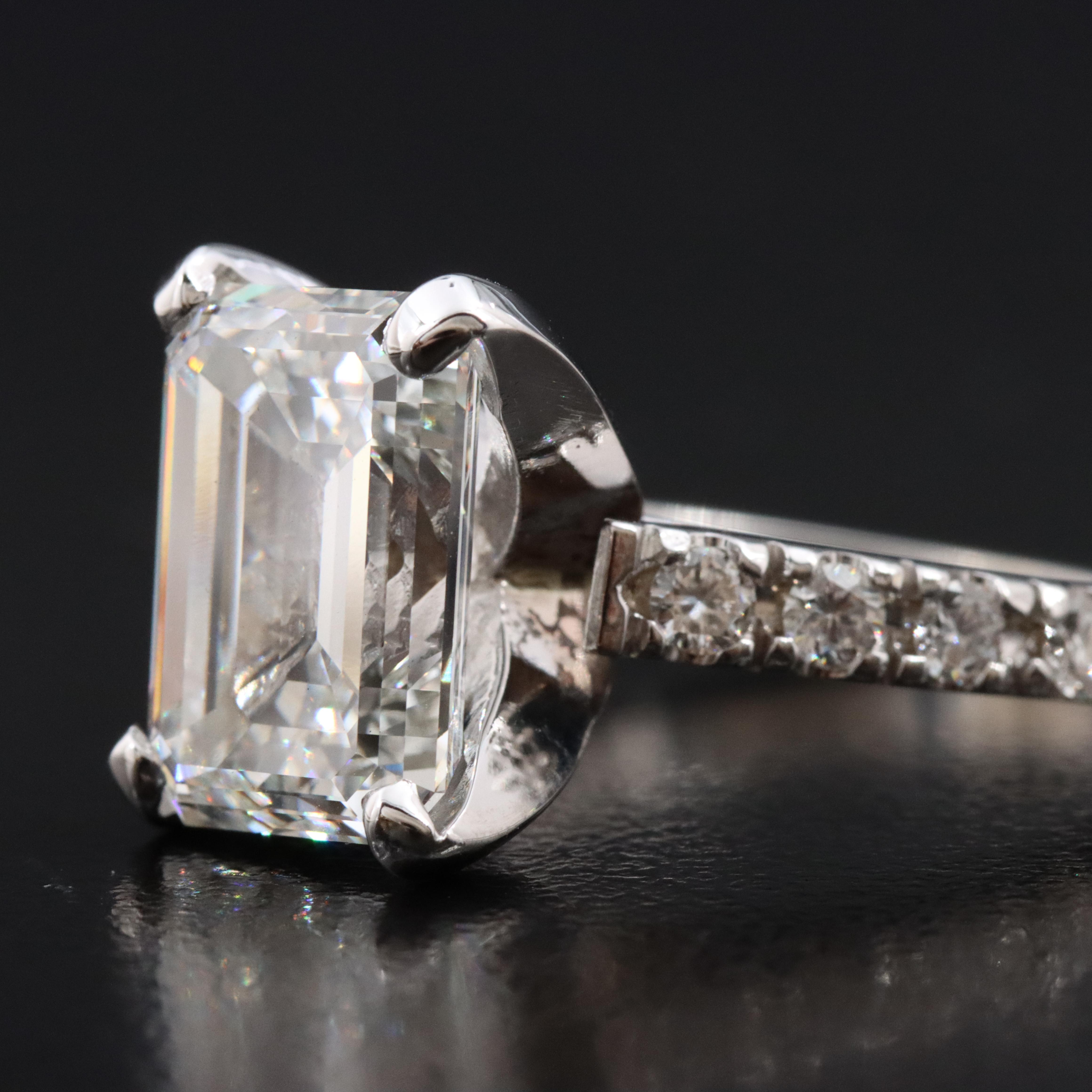 14K 6.22 CTW Lab Grown Diamond Ring with IGI Report