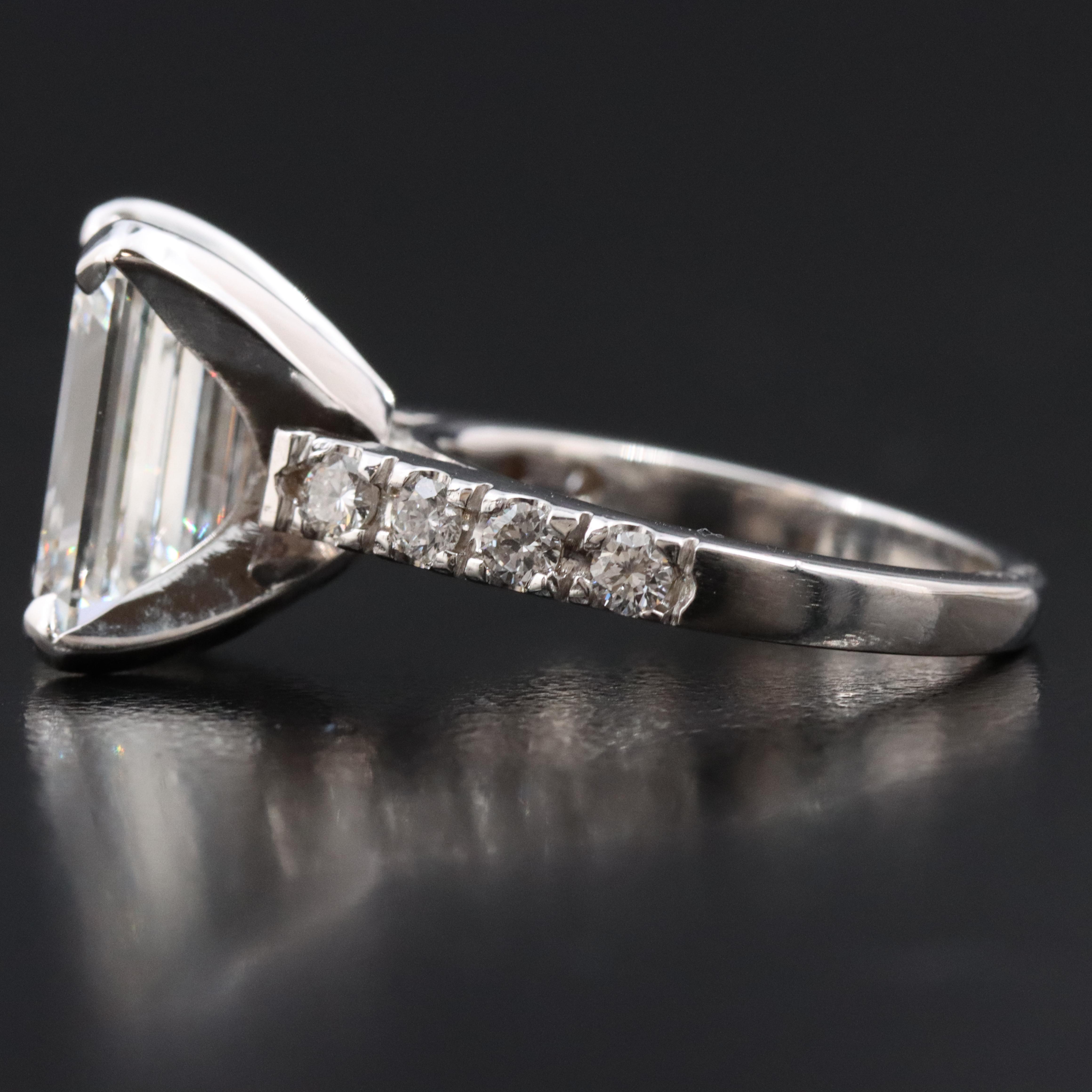 14K 6.22 CTW Lab Grown Diamond Ring with IGI Report