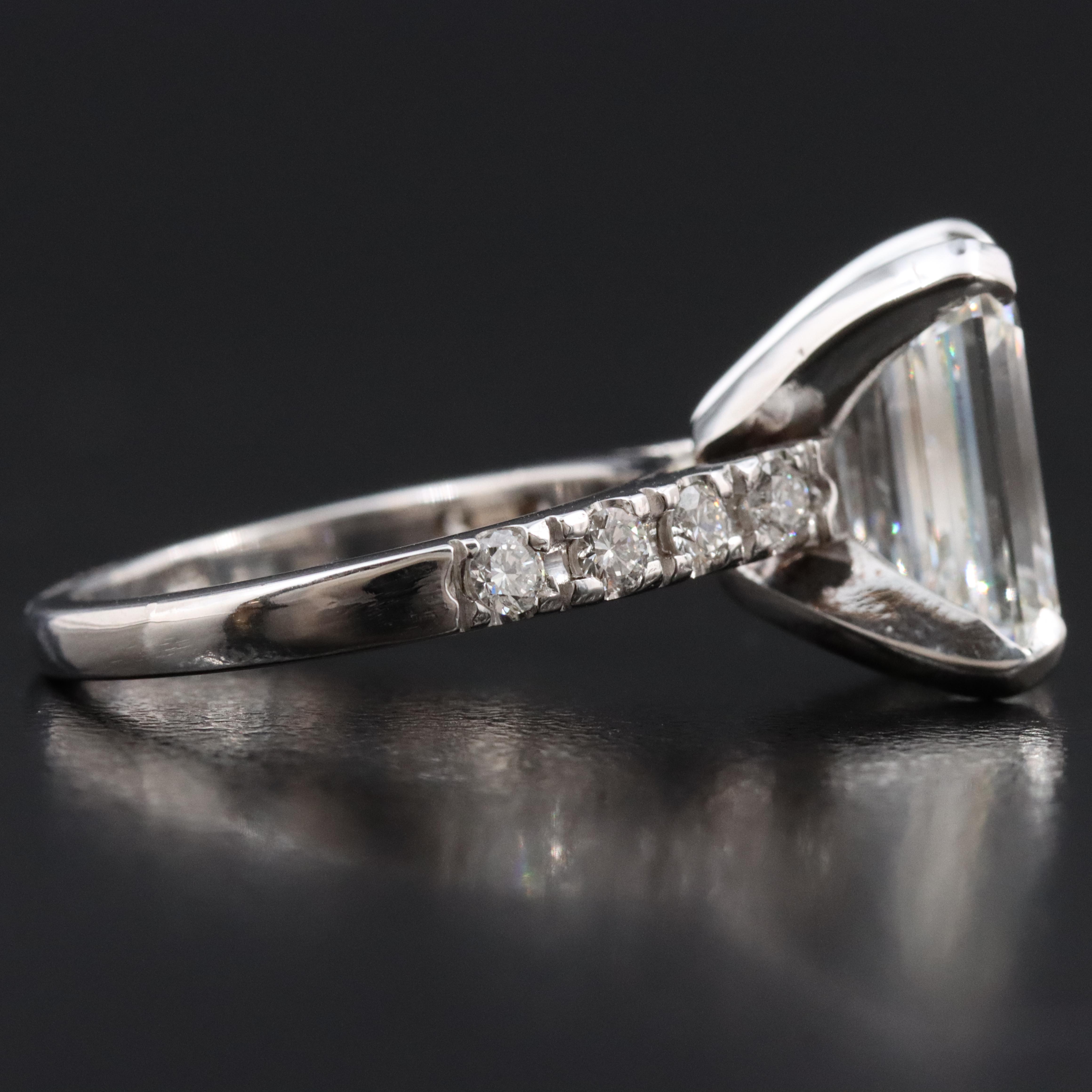 14K 6.22 CTW Lab Grown Diamond Ring with IGI Report