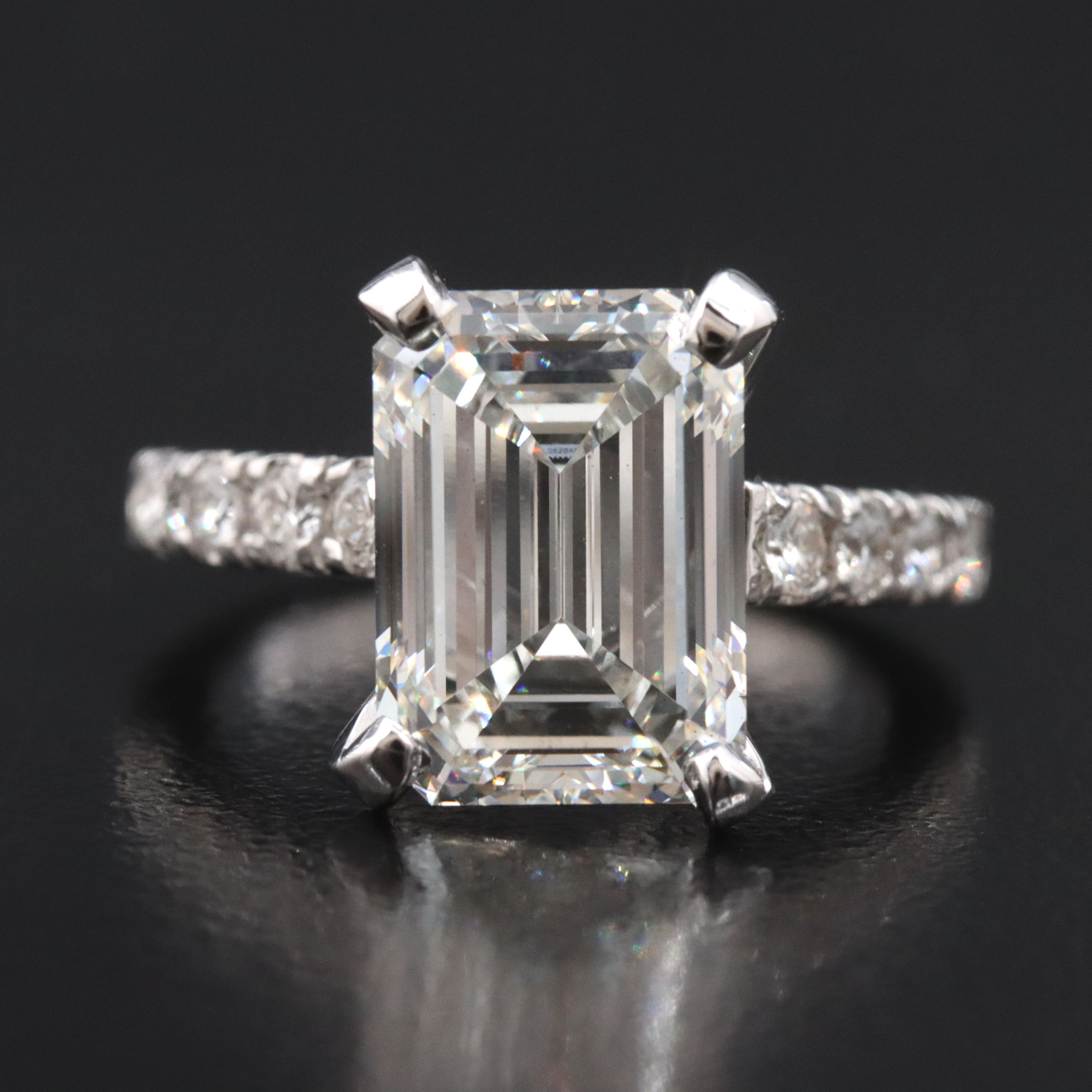 14K 6.22 CTW Lab Grown Diamond Ring with IGI Report