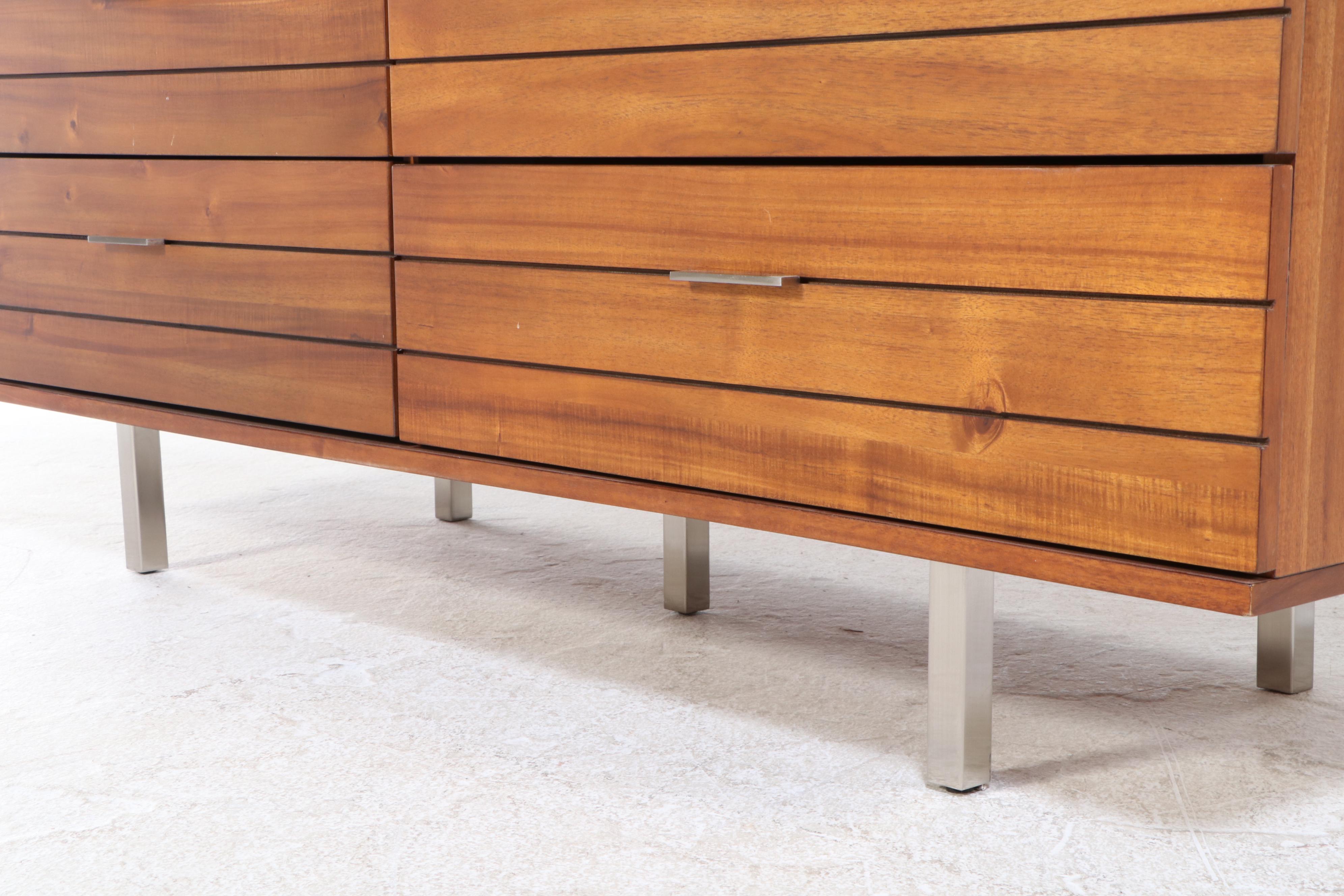 MASHstudios for CB2 Mid Century Modern Style Linear Chest of Drawers