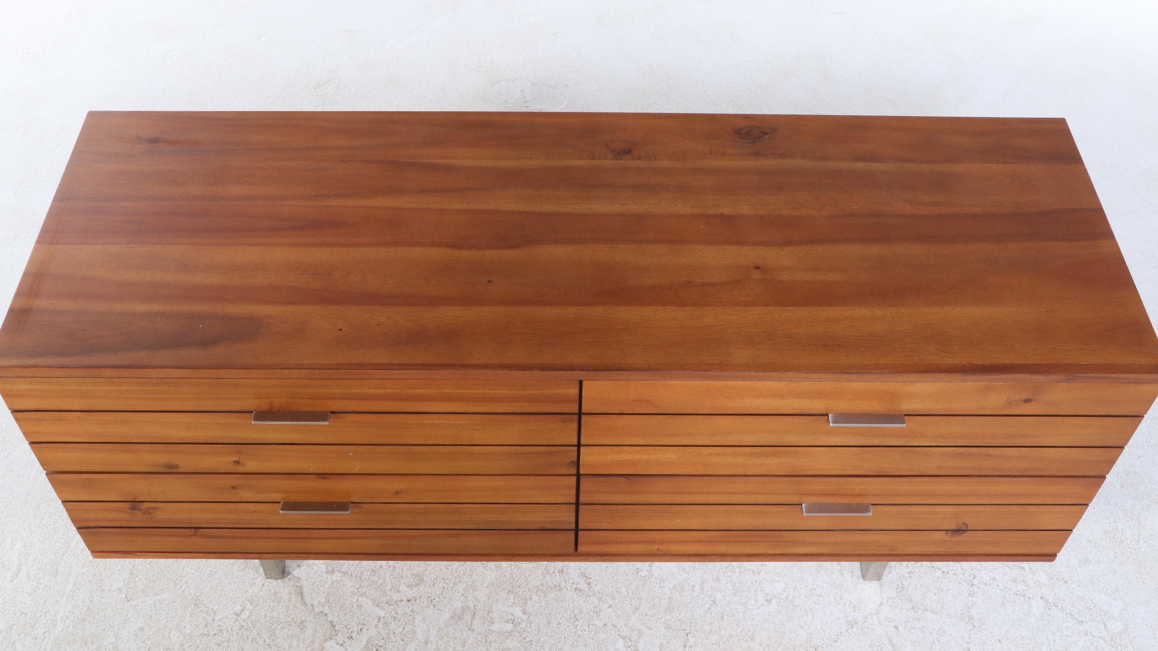 MASHstudios for CB2 Mid Century Modern Style Linear Chest of Drawers