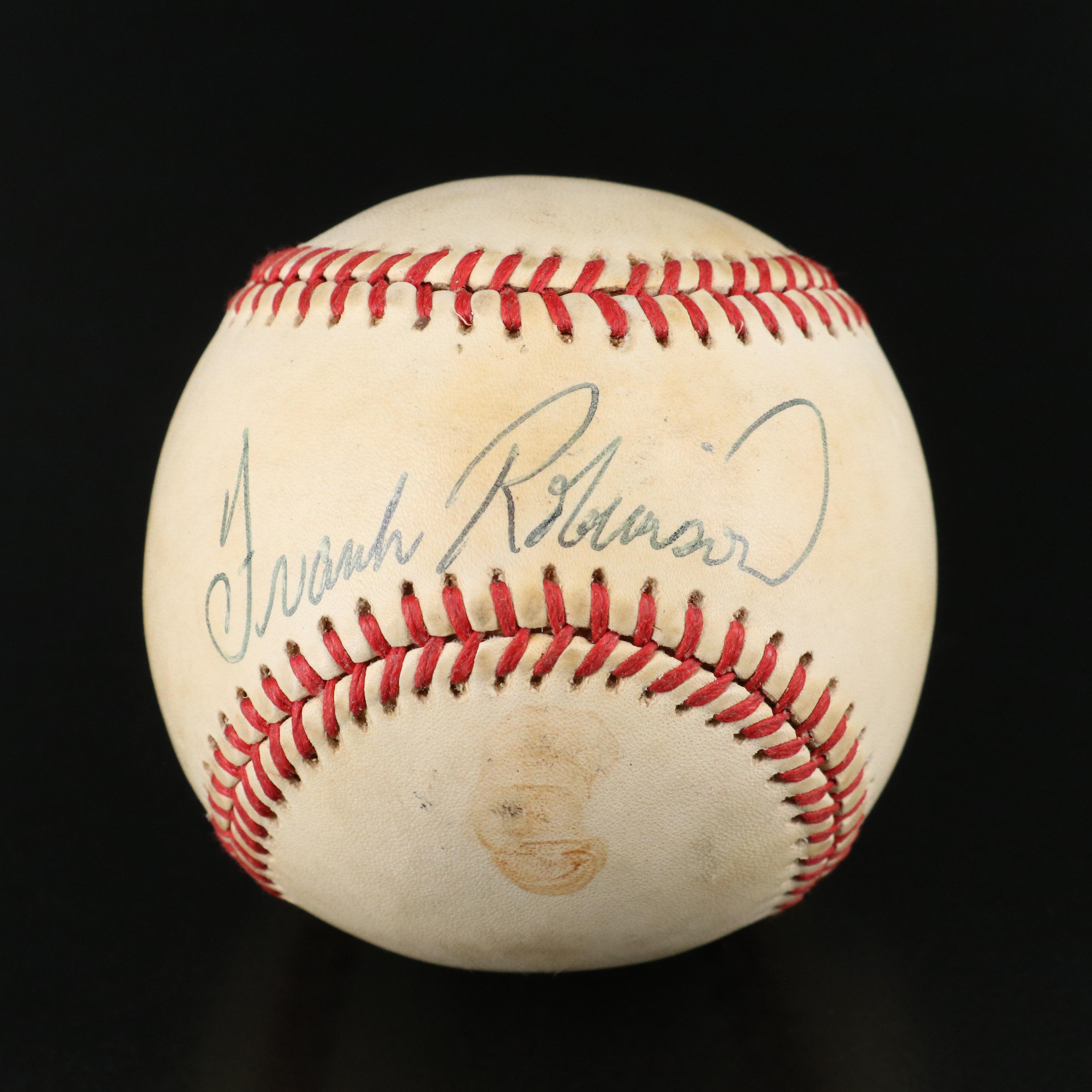Frank Robinson Signed Rawlings Official American League Baseball, JSA