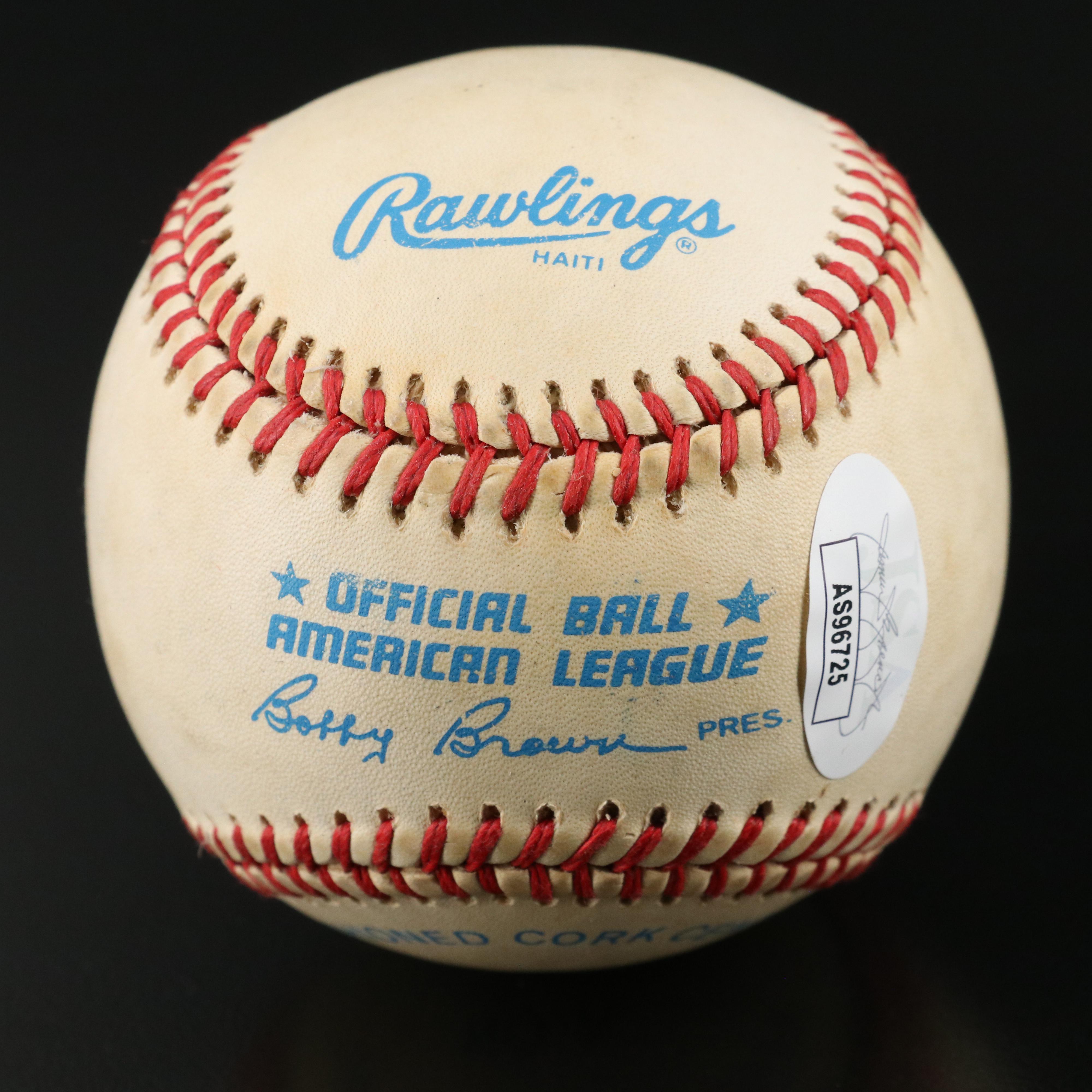 Frank Robinson Signed Rawlings Official American League Baseball, JSA