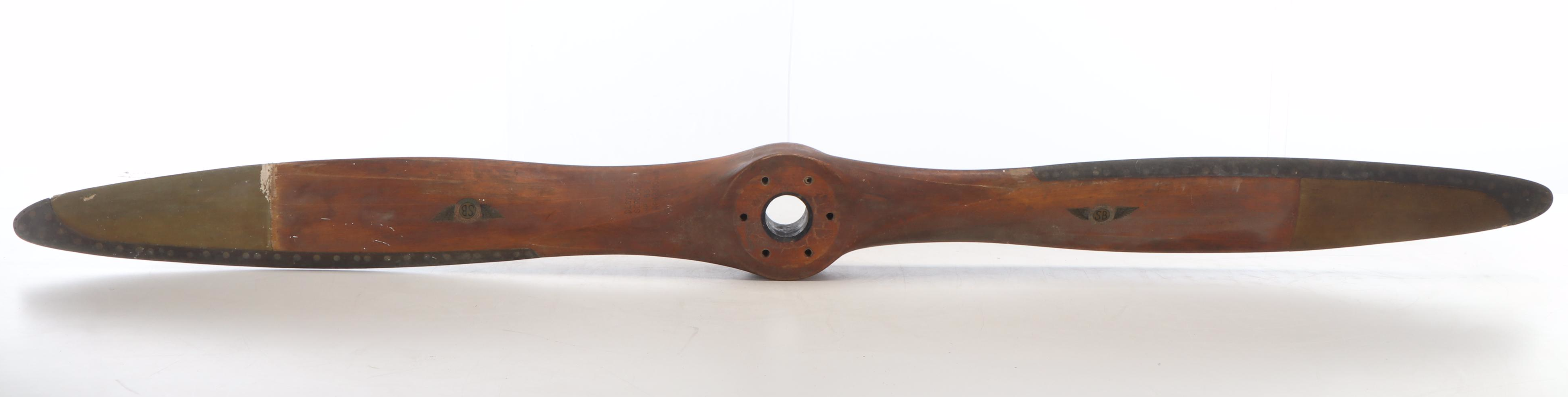 Sensenich World War II Era 72" Wooden Airplane Propeller, Circa 1943-1944