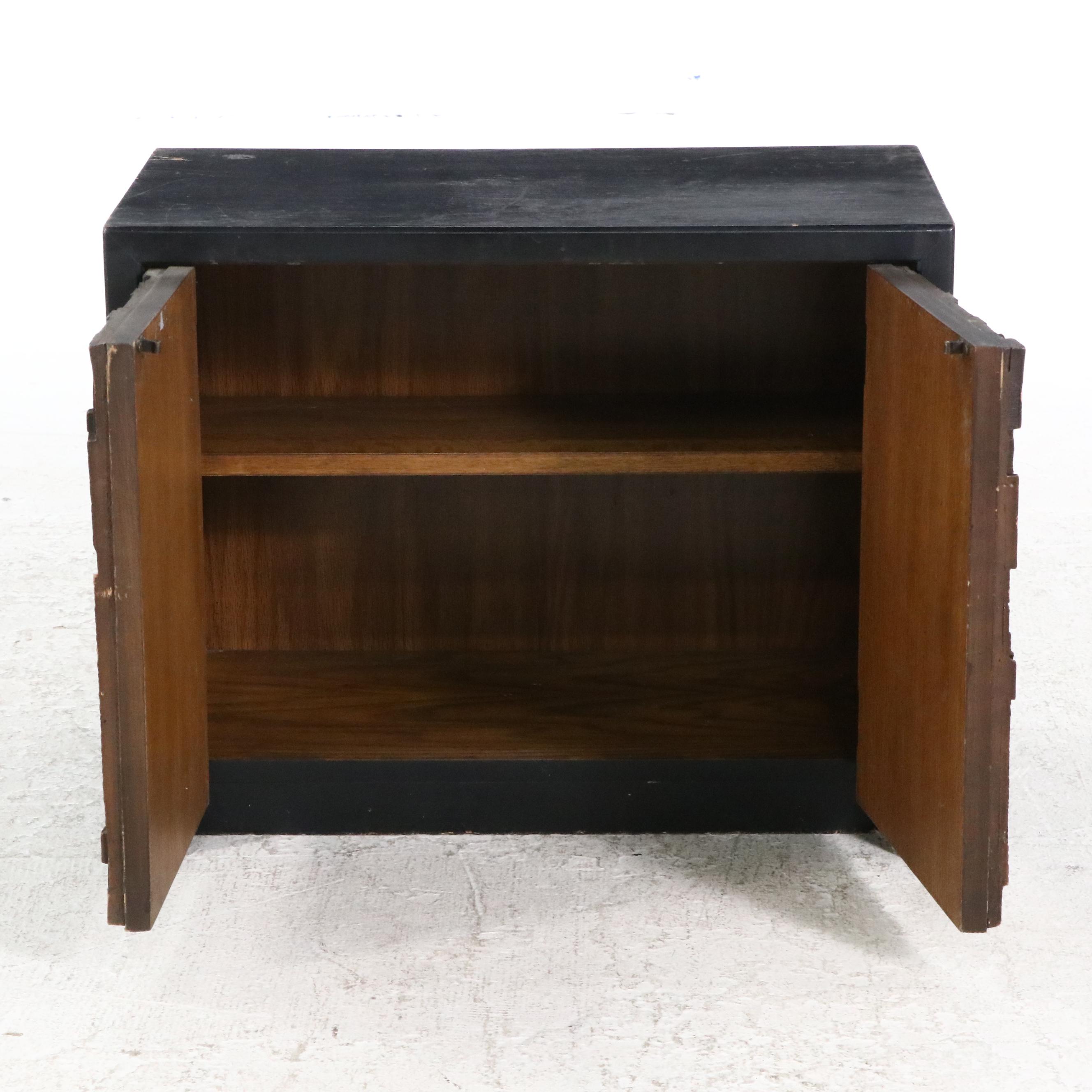 Paul Evans for Lane "Pueblo" Brutalist Style Cabinet, Mid-20th Century