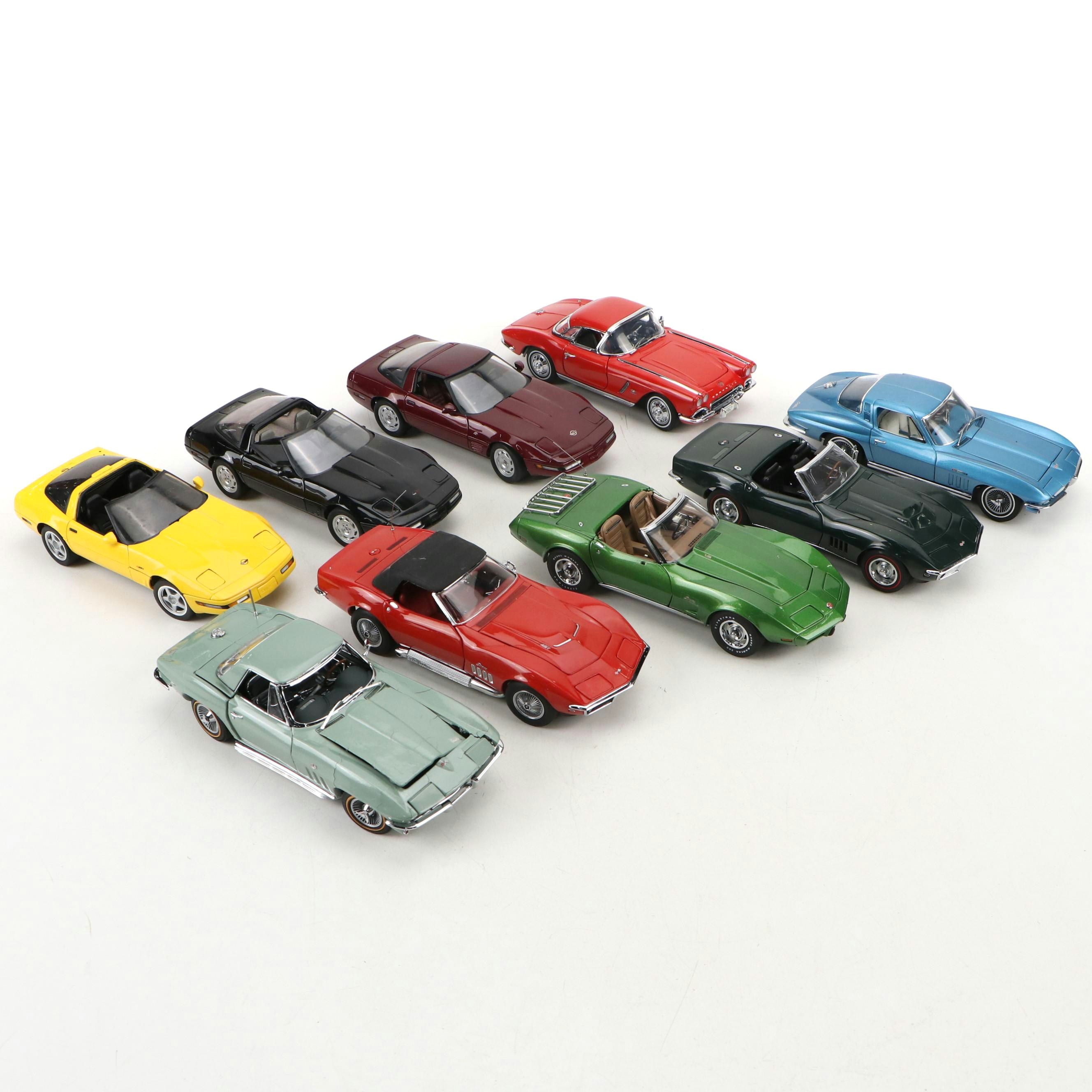 Danbury Mint "1965 Chevrolet Corvette Coupe" and More Model Corvettes